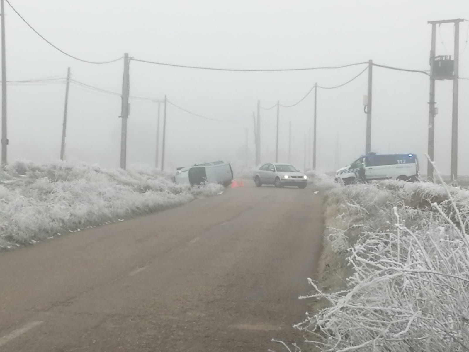 Accidente camino viejo villaralbo