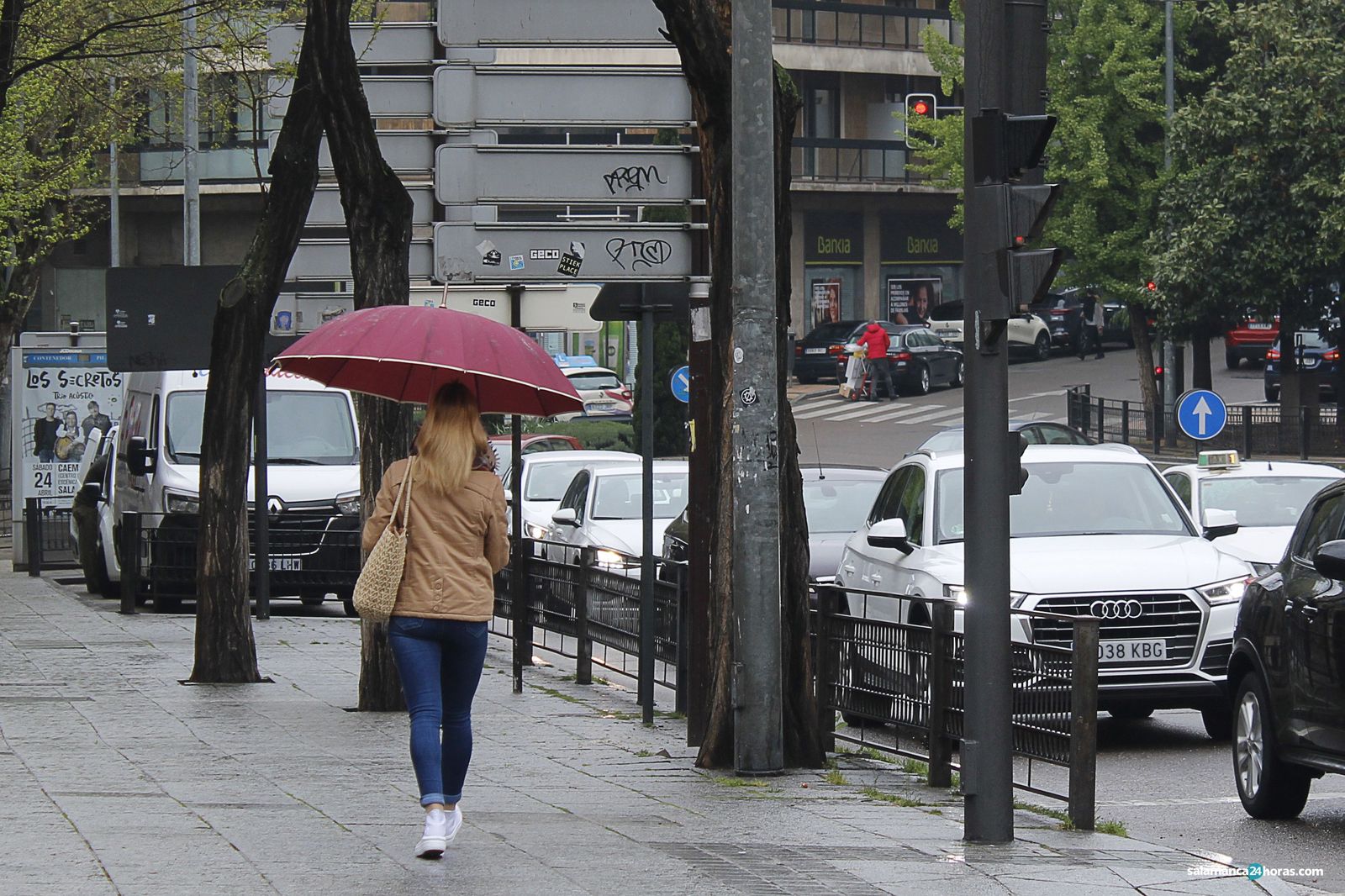 Lluvia en Salamanca