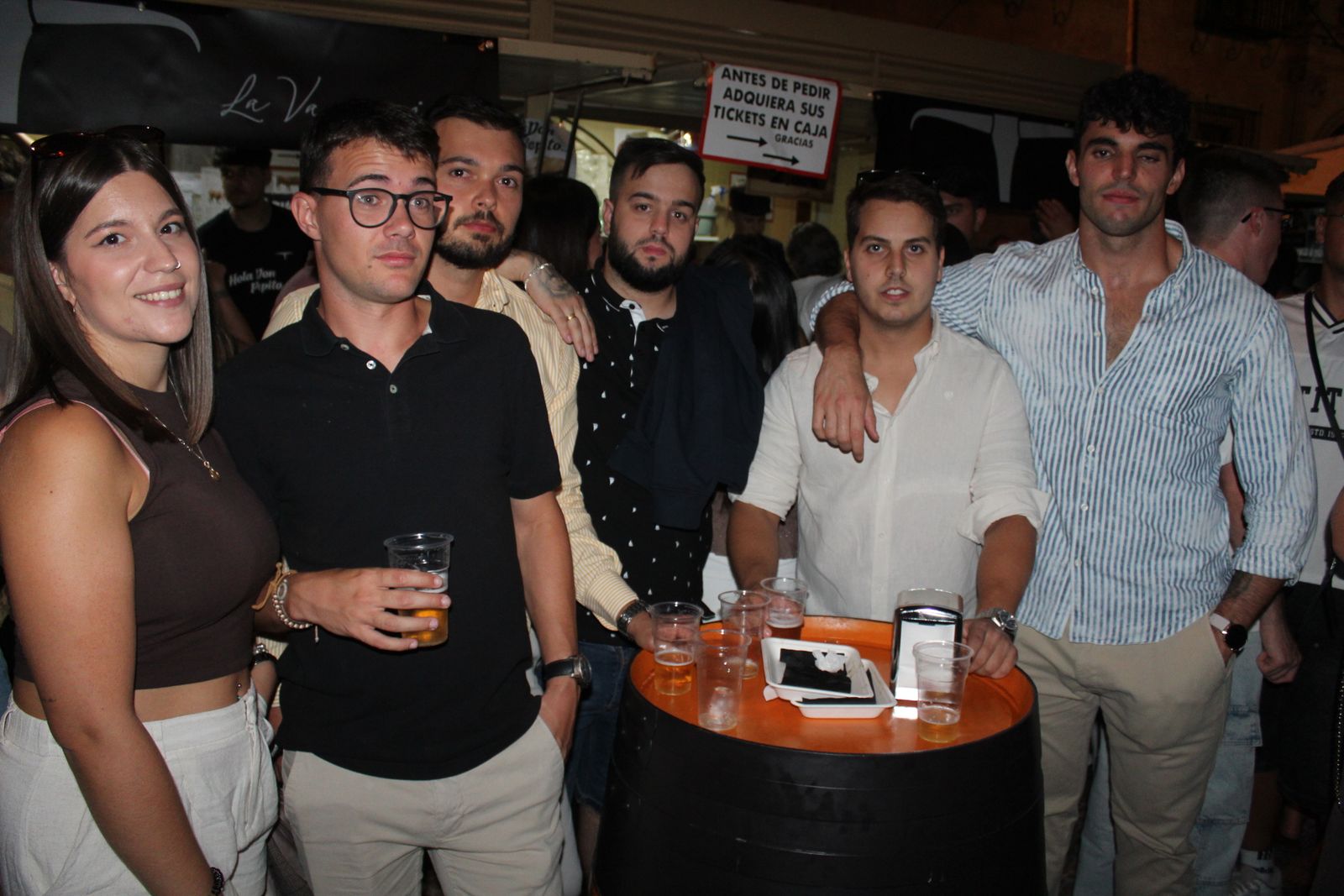 Ambiente en la Feria de Día en la tarde de este sábado