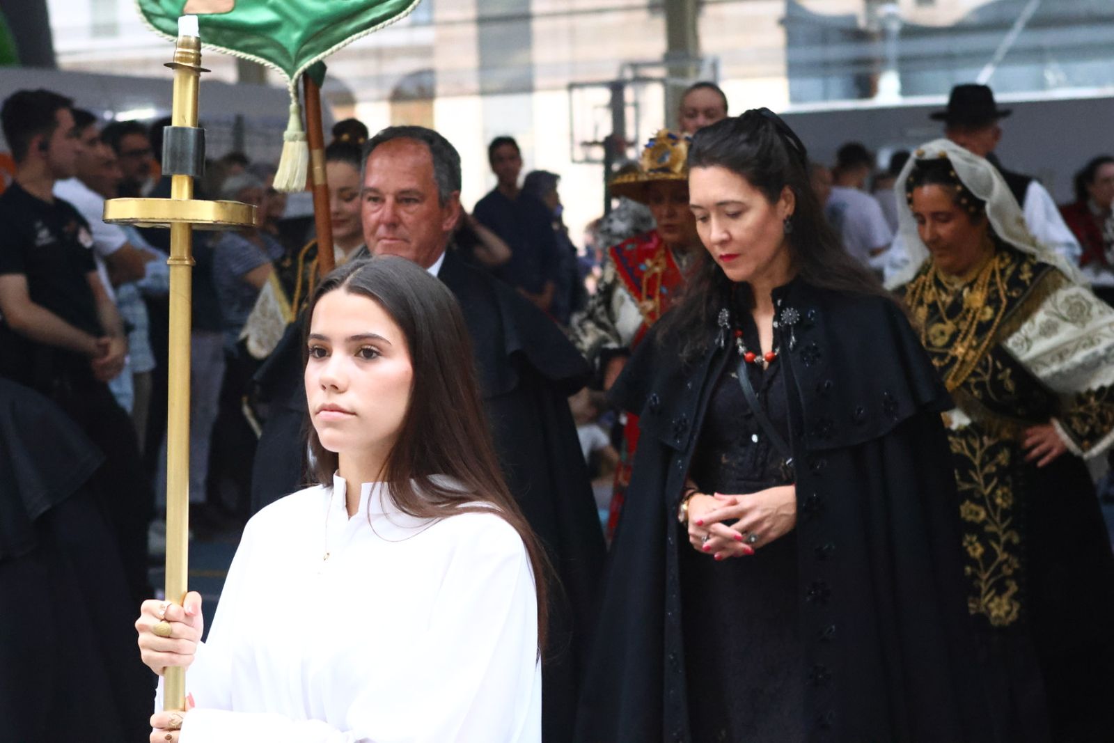 Procesión con motivo de la festividad de María Auxiliadora