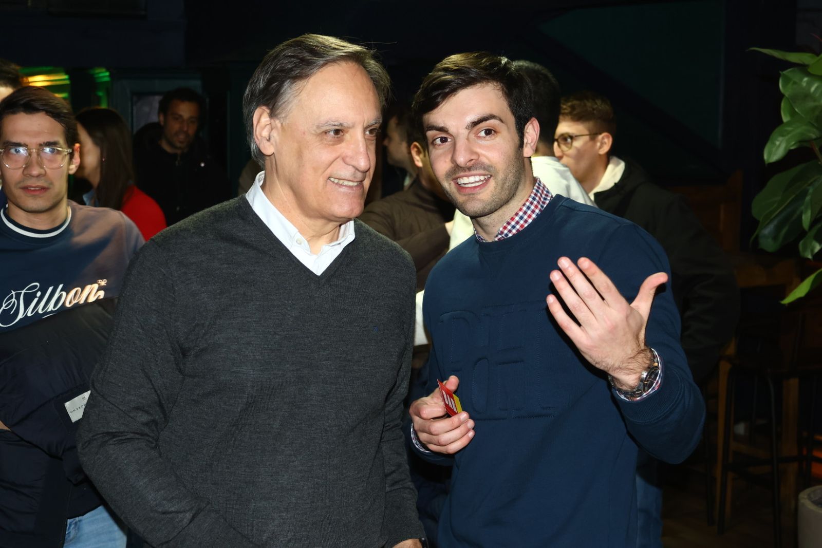 Carlos García Carbayo y Ángel Porras participan en un encuentro con jóvenes