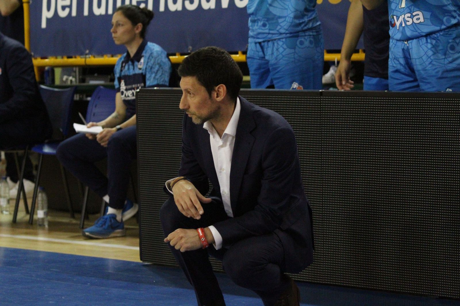 Pepe Vázquez, entrenador de Pefumerías Avenida | FOTO ANDREA MATEOS