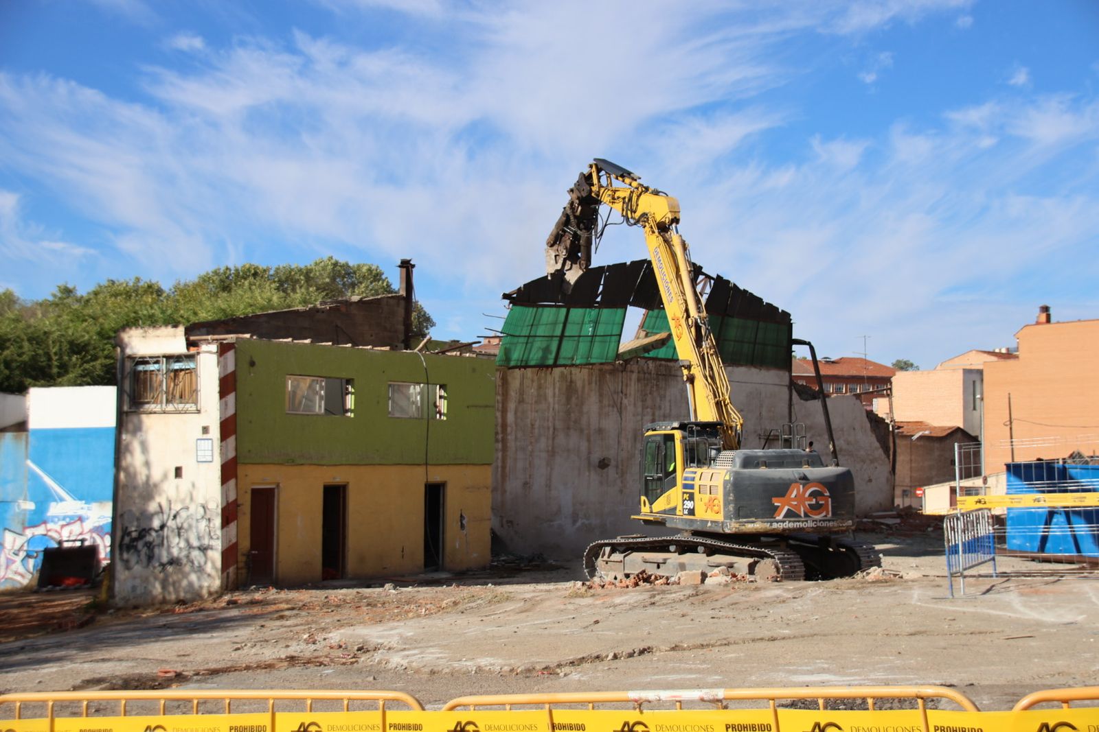 El alcalde de Salamanca, Carlos García Carbayo, visita las obras de urbanización de la Unidad de Acción Nº 2 del PERI 7