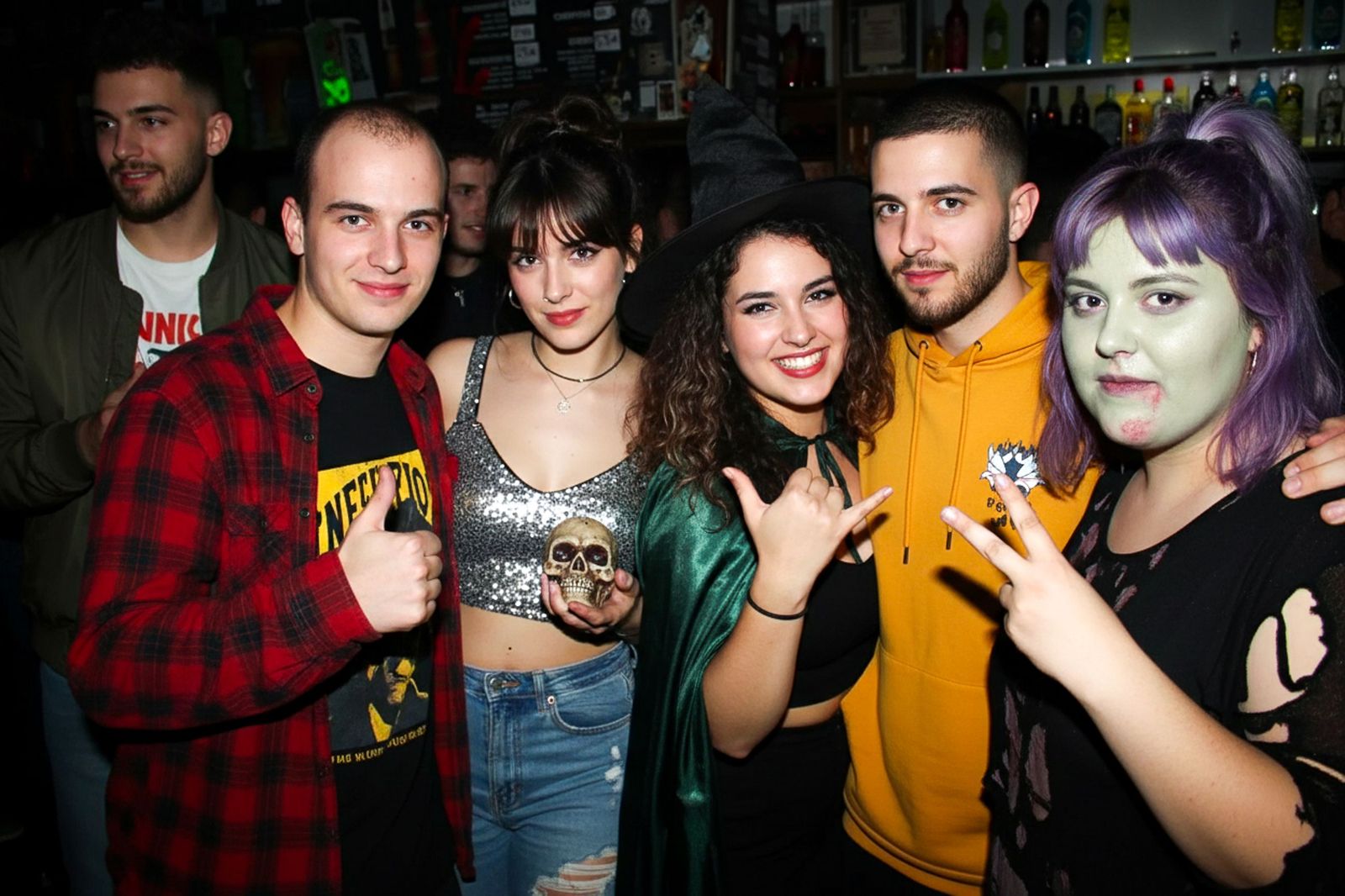 Salamanca de noche, viernes 31 de octubre