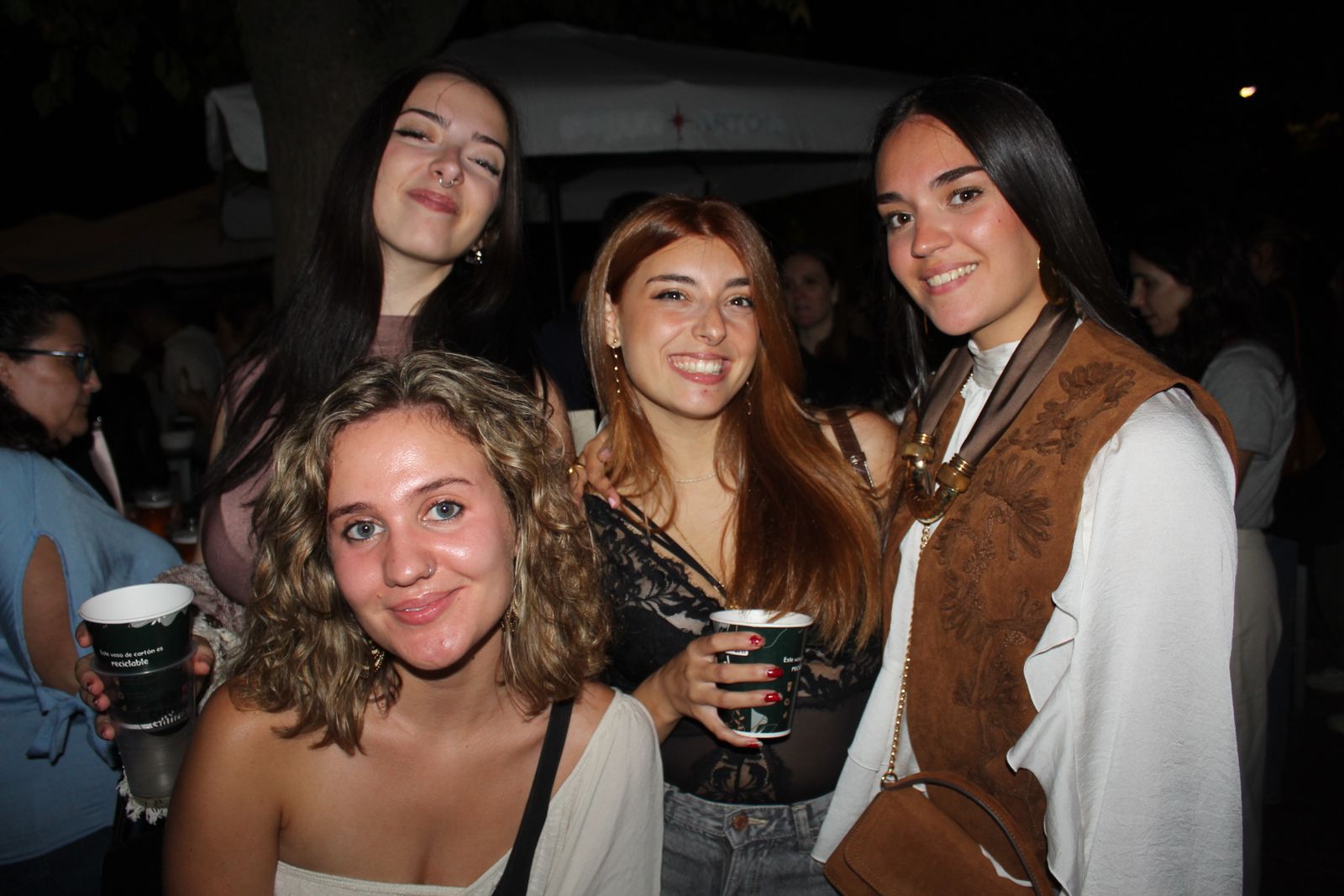 Ambiente en la Feria de Día en la tarde de este jueves