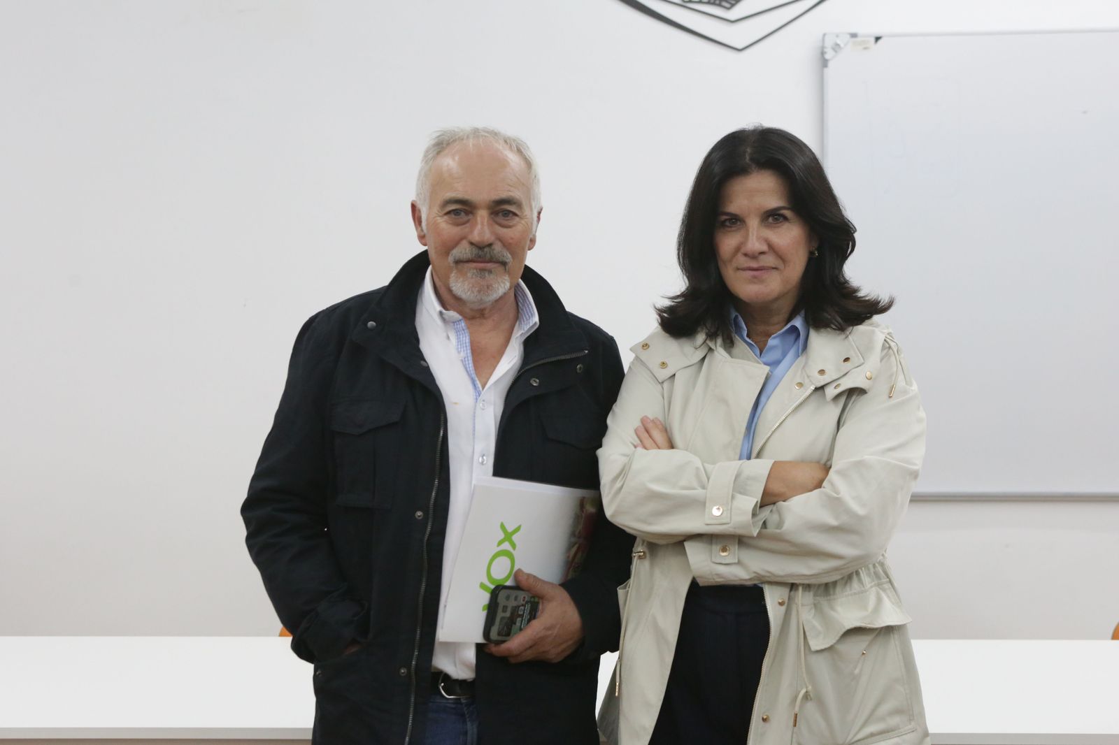 Encuentro de Vox con afiliados y simpatizantes. Participan la vicesecretaria nacional de Organización de Vox, María Ruiz, y el presidente provincial de Vox Zamora, Eugenio Blanco.