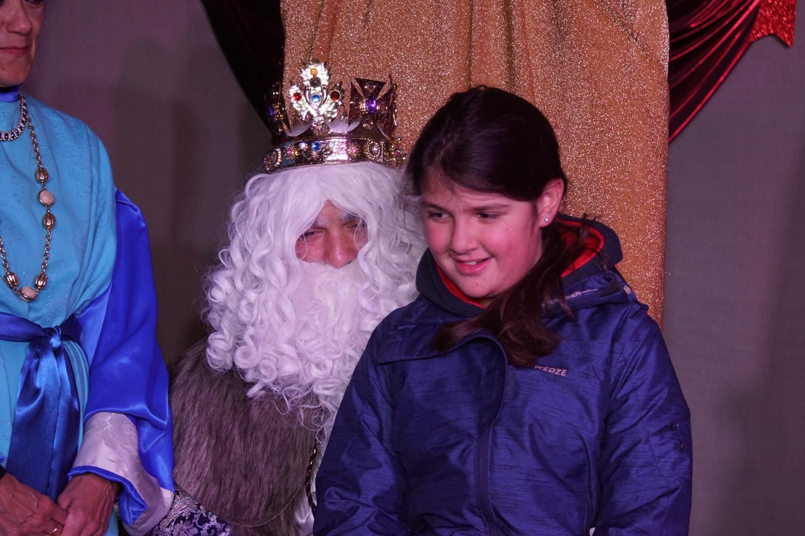 Los Reyes Magos reciben las cartas de los niños de El Encinar