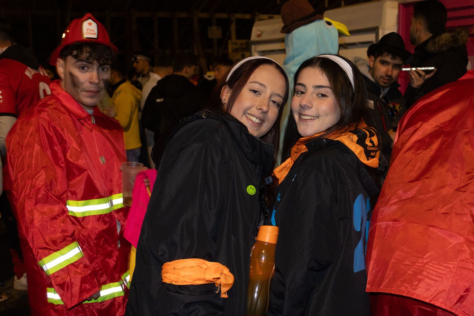 Salamanca de noche, sábado del Carnaval del Toro de Ciudad Rodrigo