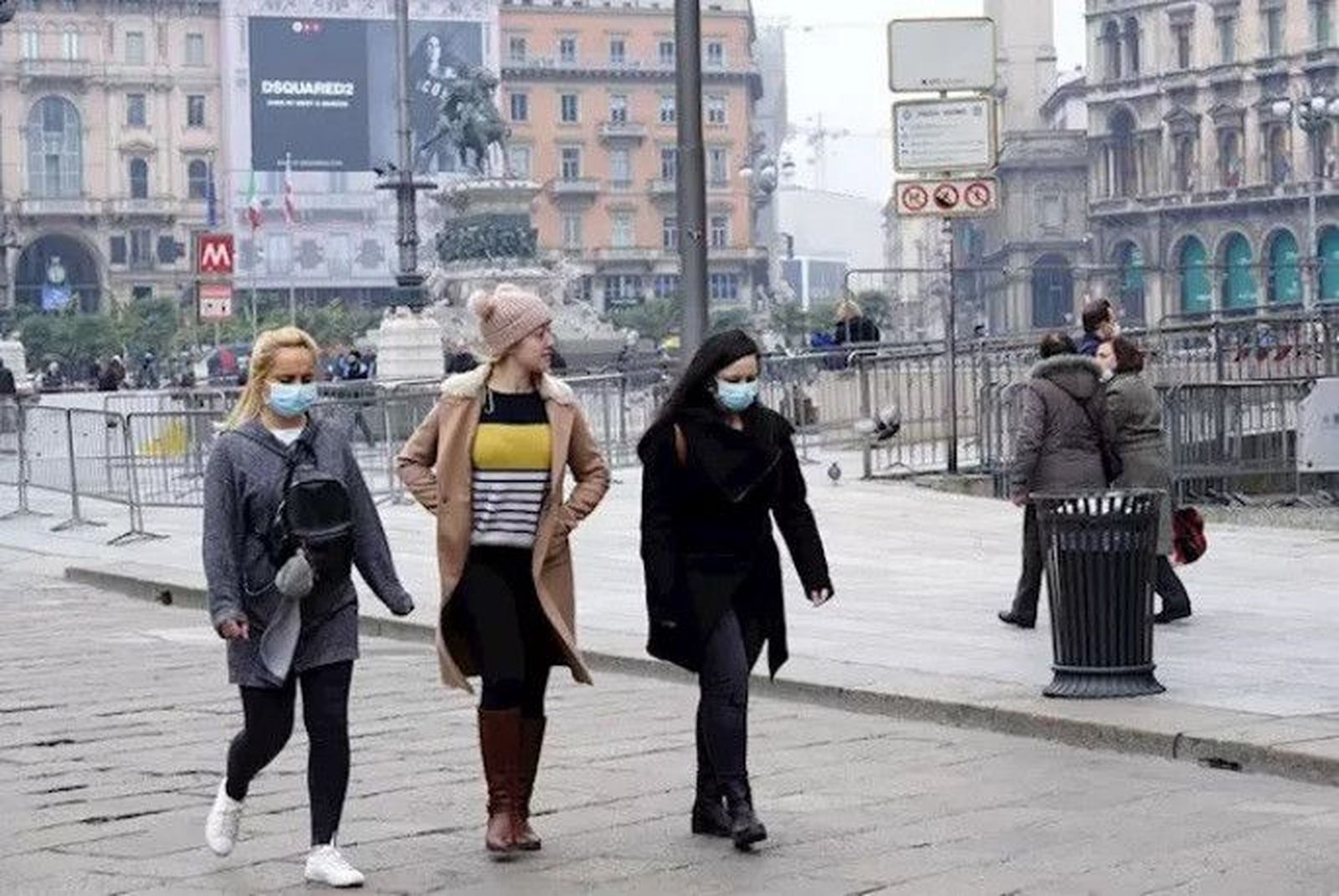 Coronavirus Milán Italia