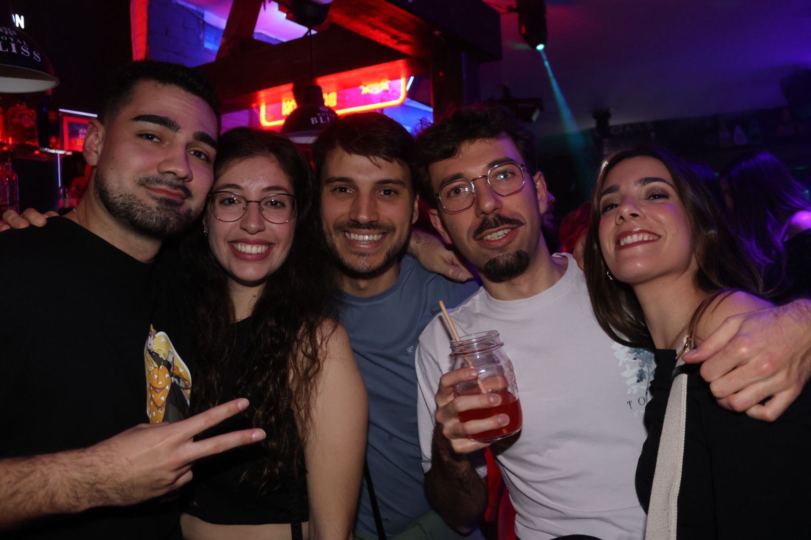 Salamanca de noche, sábado 17 de enero