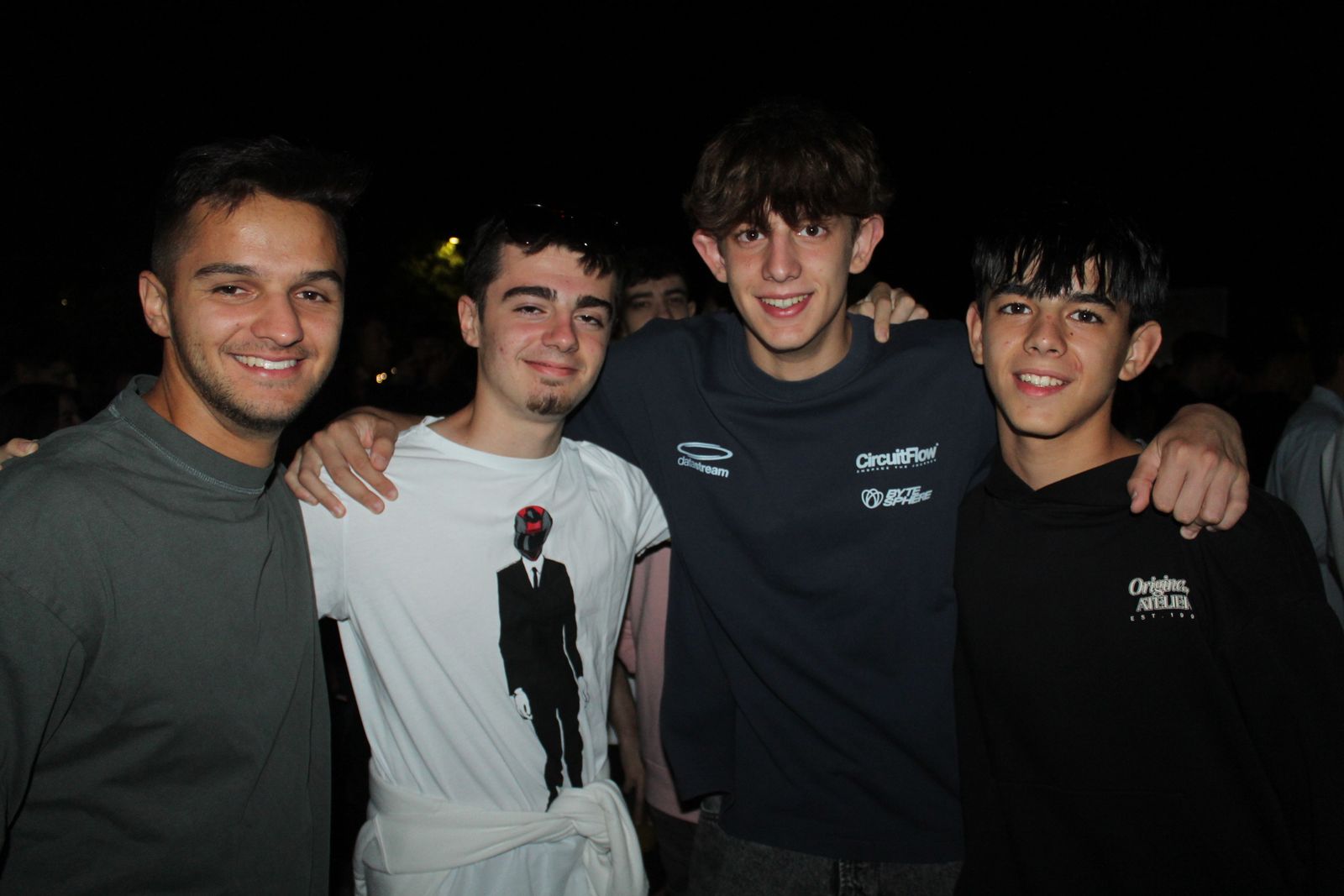 Salamanca de noche, sábado 26 de julio