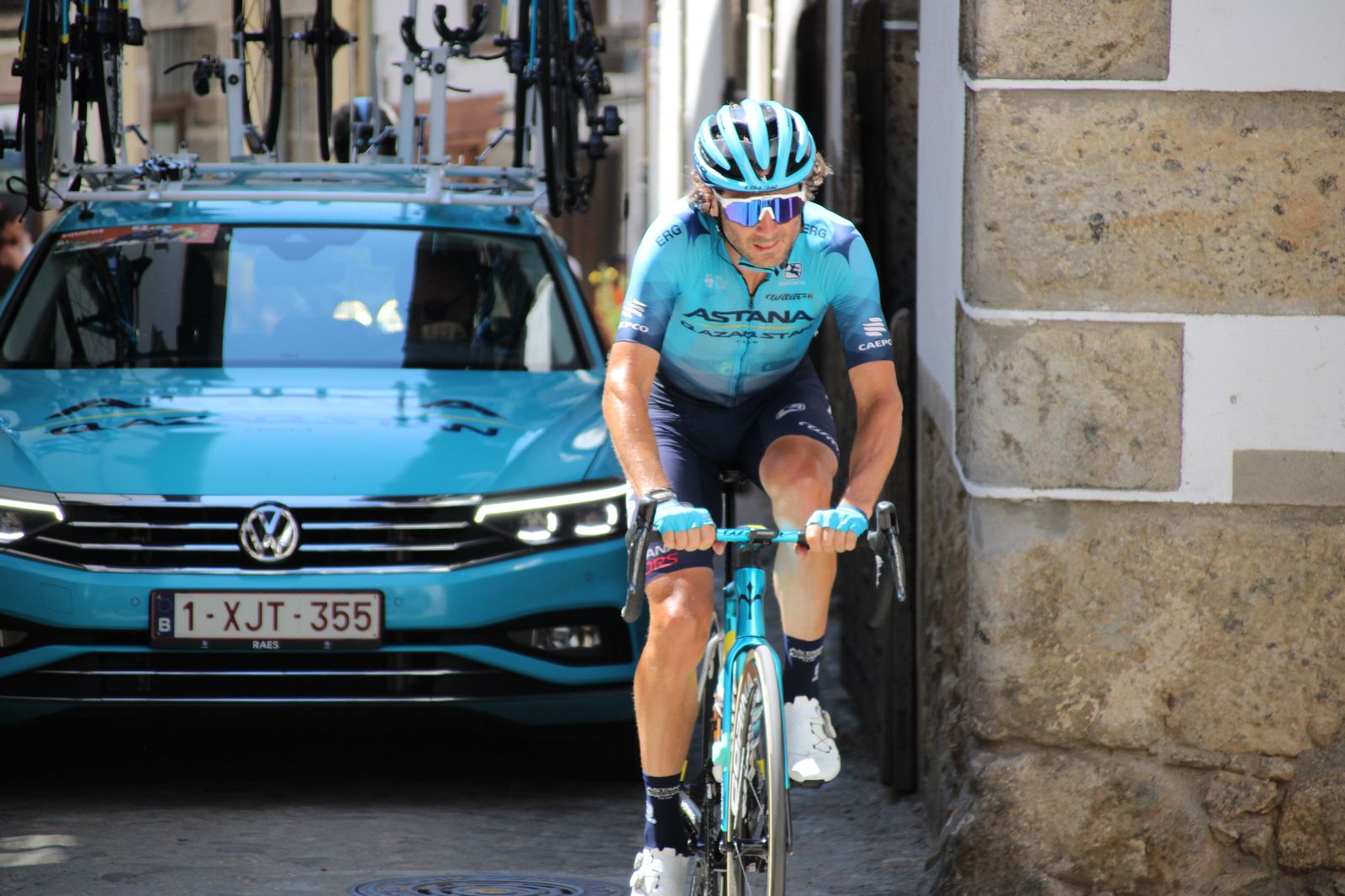 Vuelta Ciclista a Castilla y León Guijuelo. Foto de archivo