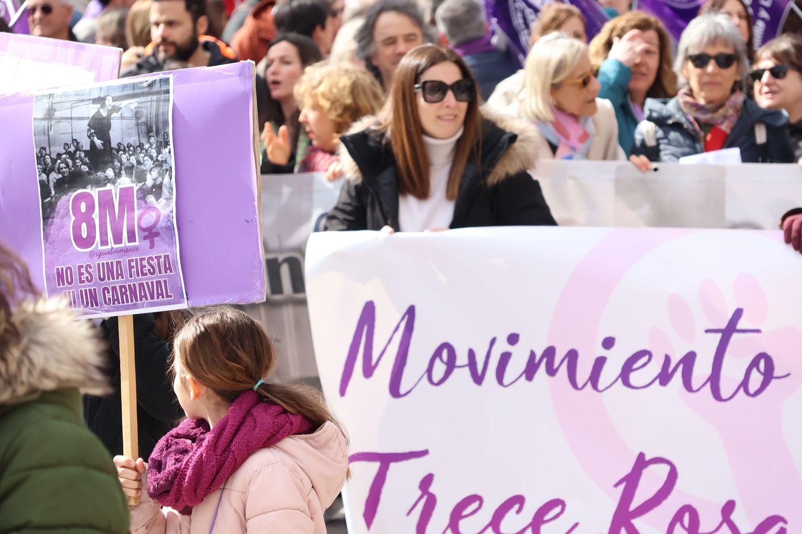 GALERÍA | La manifestación del 8M por las calles de Zamora, en imágenes