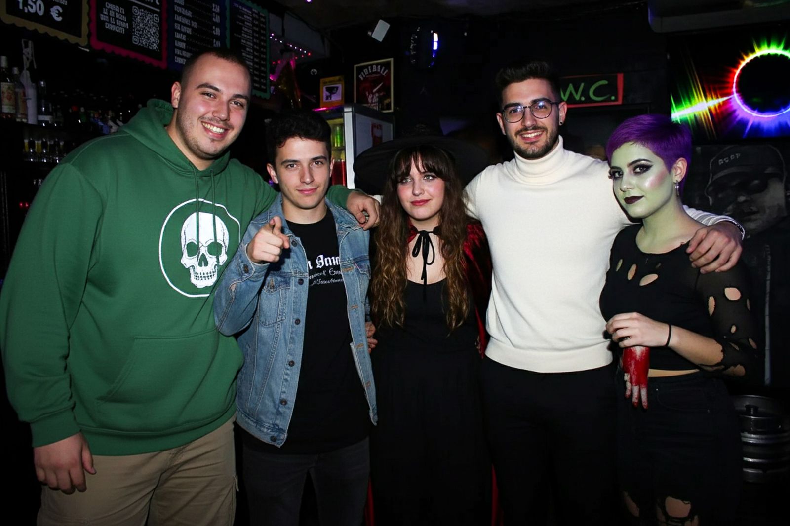 Salamanca de noche, viernes 31 de octubre