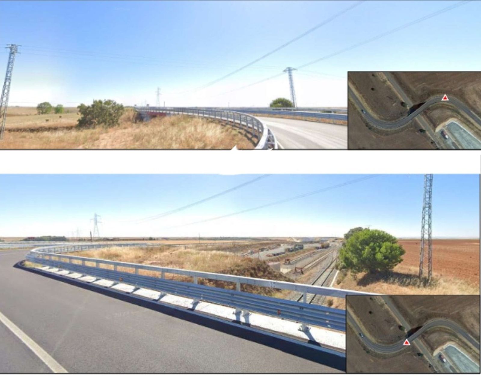 La variante de la ZA-P-1405 en La Hiniesta