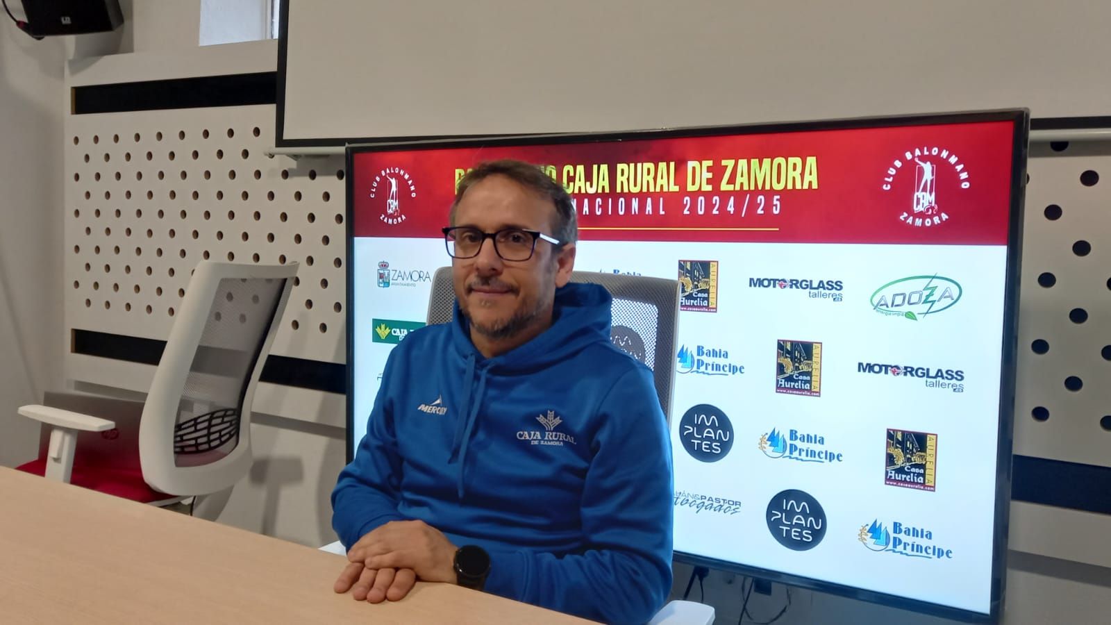 Félix Mojón, entrenador del Balonmano Zamora