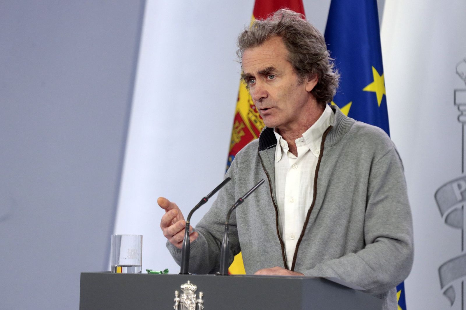 El director del Centro de Coordinación de Alertas y Emergencias Sanitarias, Fernando Simón, comparece en rueda de prensa para analizar la situación respecto a la crisis del coronavirus e informar s