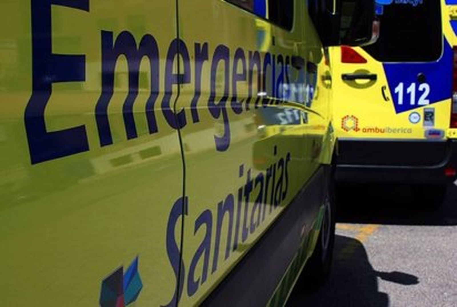 Dos ambulancias en un accidente de tráfico