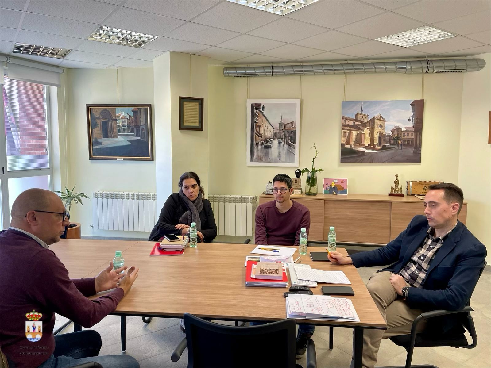 El Ayuntamiento de Benavente estrecha lazos con el Colegio Oficial de Arquitectos de Zamora
