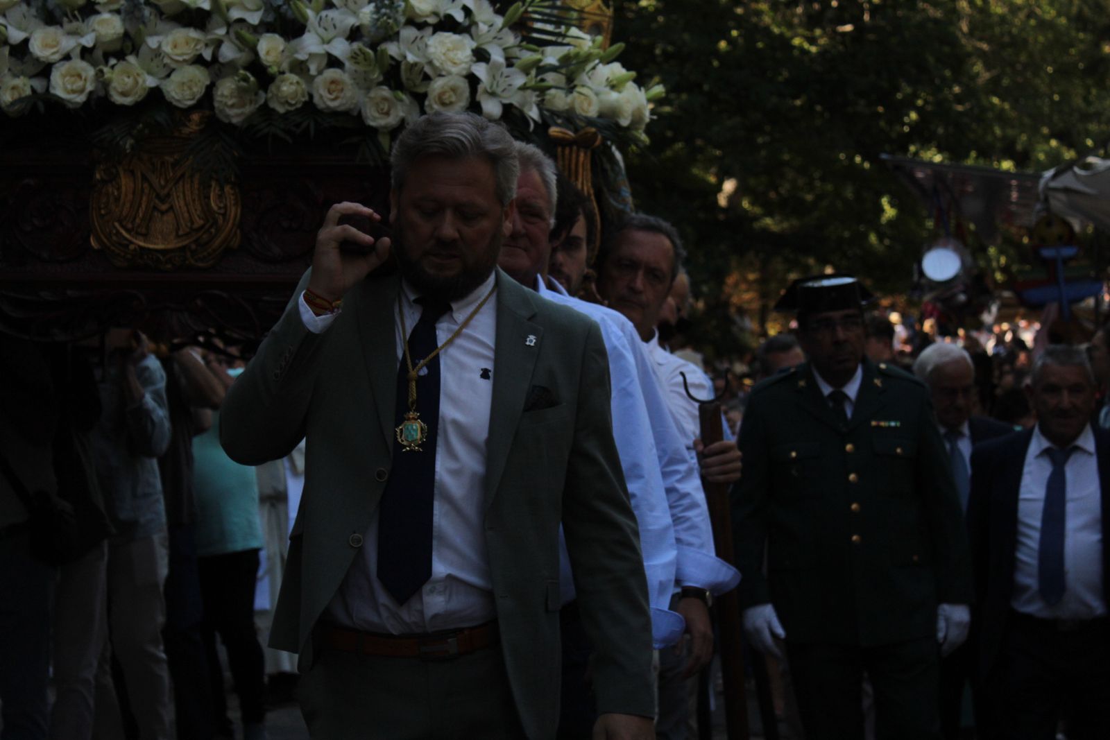 Béjar, misa y procesión en el santuario de Nuestra Señora del Castañar