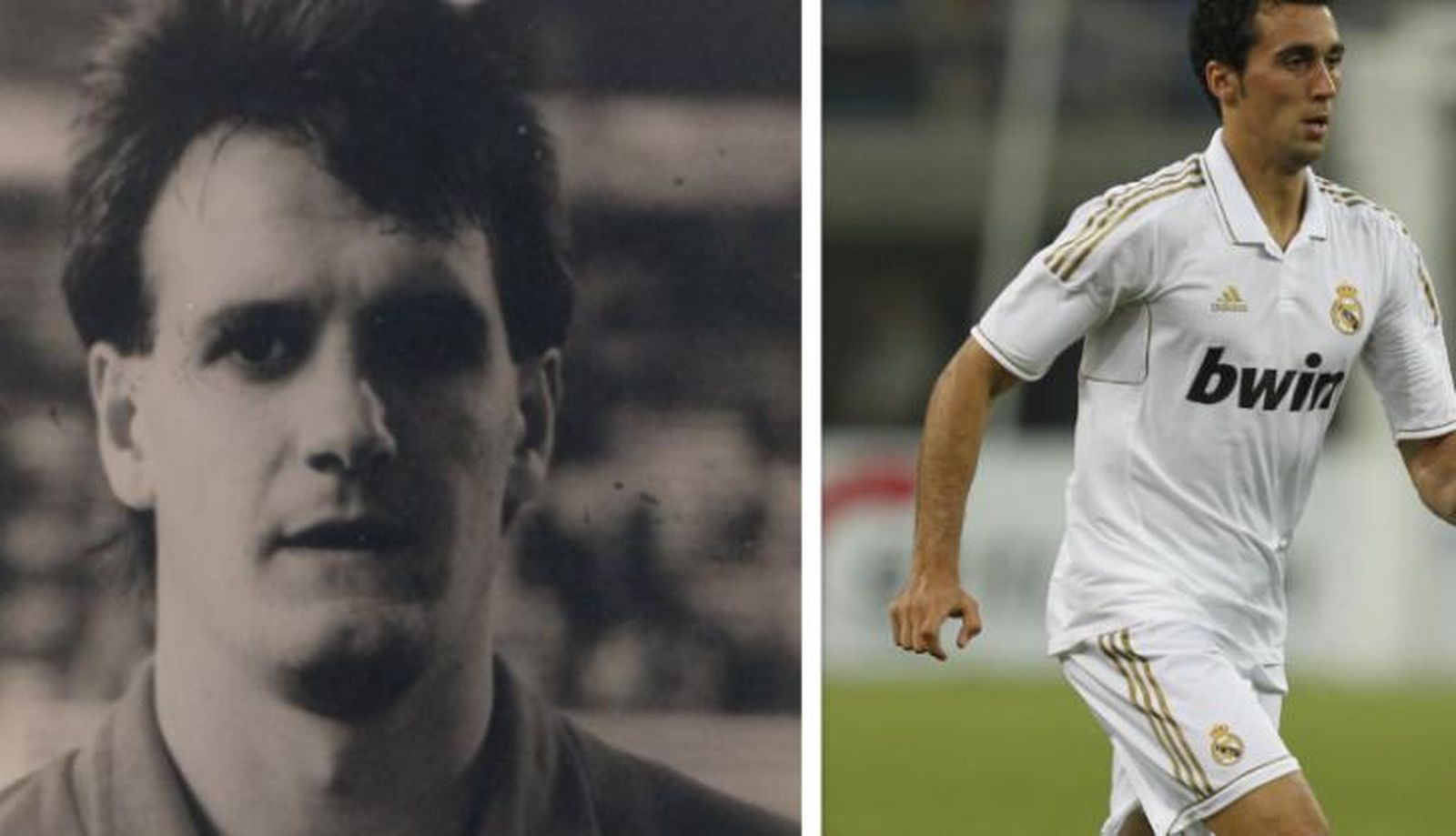 Patxi Ferreira (Foto de RFEF) y Arbeloa (Foto de Real Madrid)