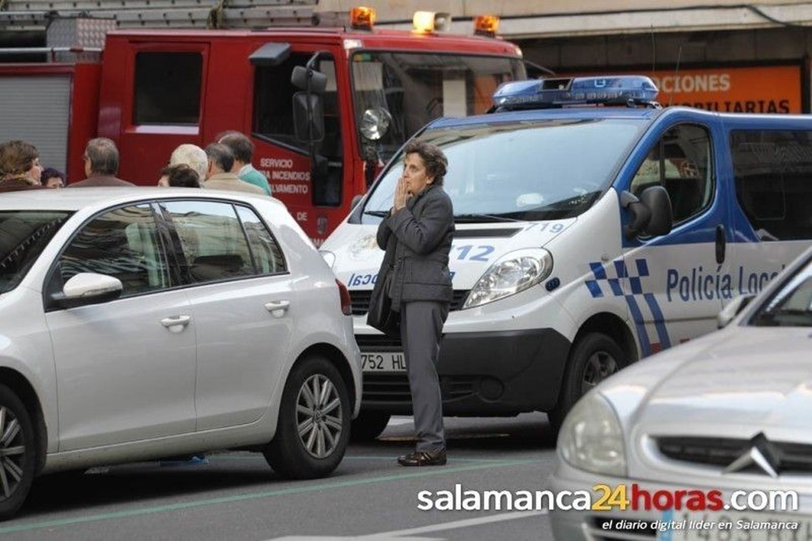 Fuego en la calle Isidro Segovia con Wences Moreno