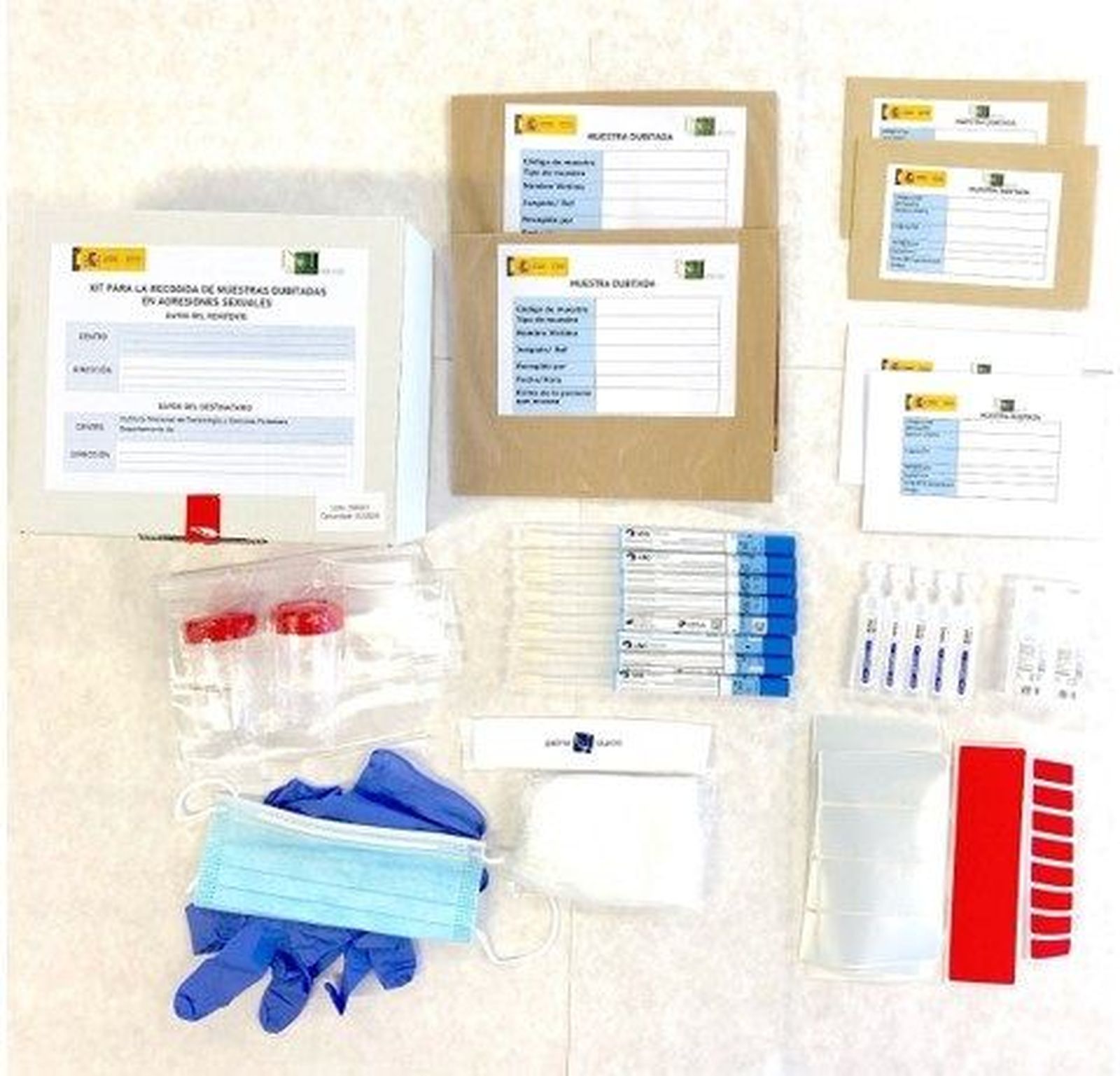 Kits de toma de muestras para análisis toxicológico en casos de sospecha de sumisión química