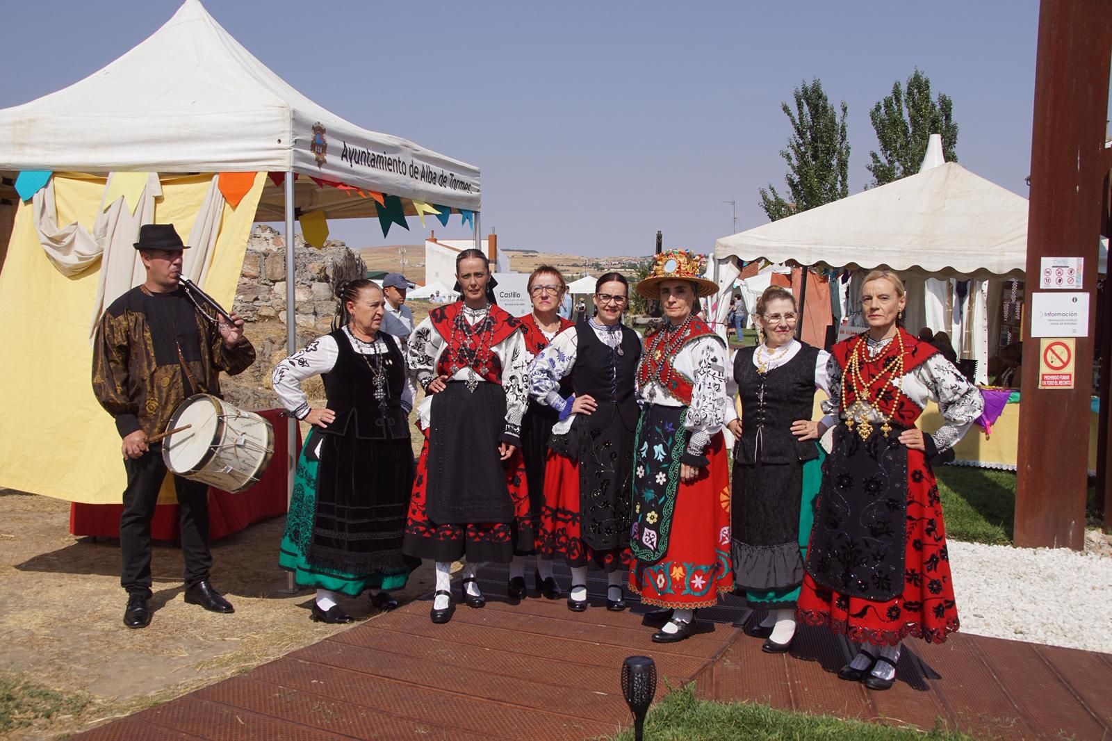 Inauguración del mercado medieval de Alba de Tormes