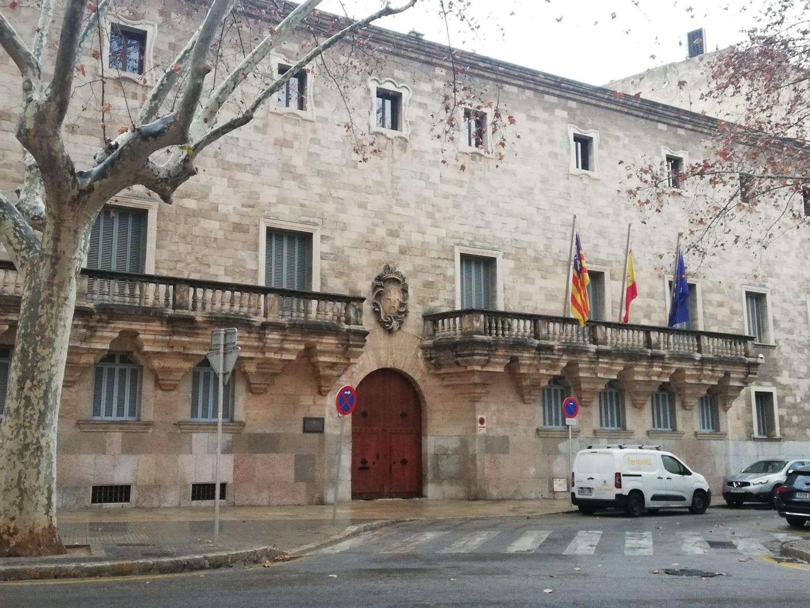 El Palacio de Justicia, sede del Tribunal Superior de Justicia de Baleares
