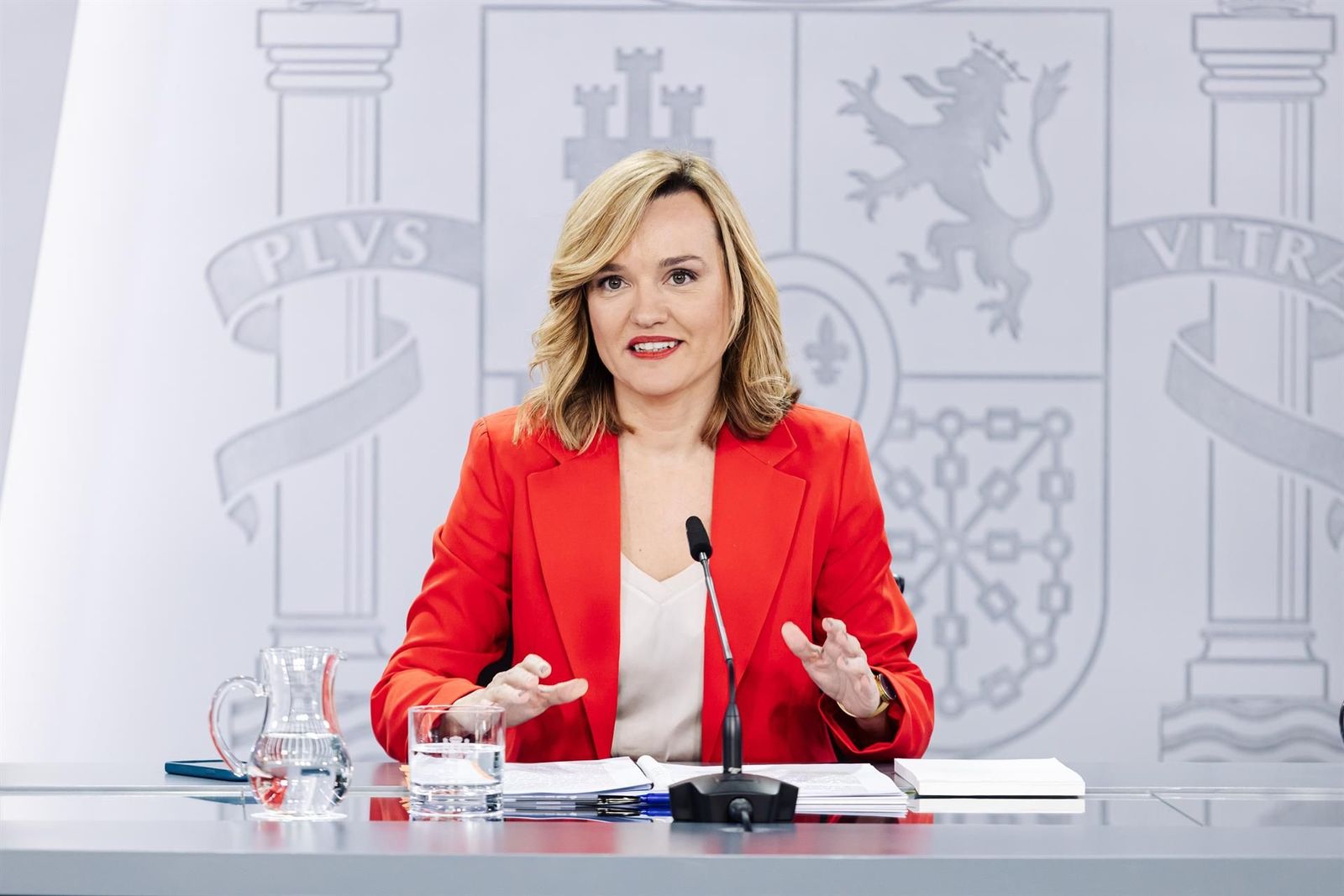 La ministra de Educación, Formación Profesional y Deporte, Pilar Alegría. Foto de Carlos Luján | Europa Press