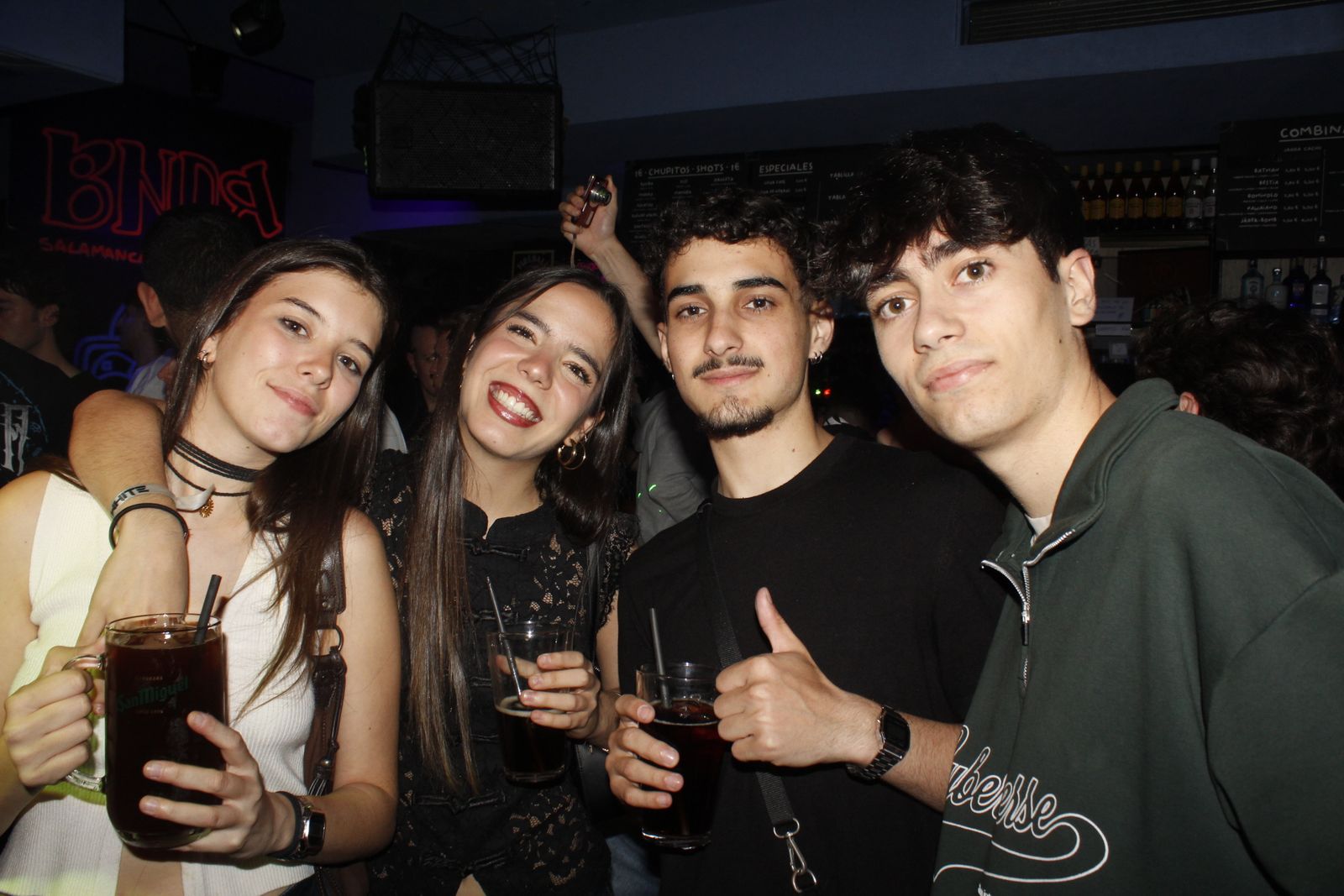 Salamanca de noche, viernes 24 de abril