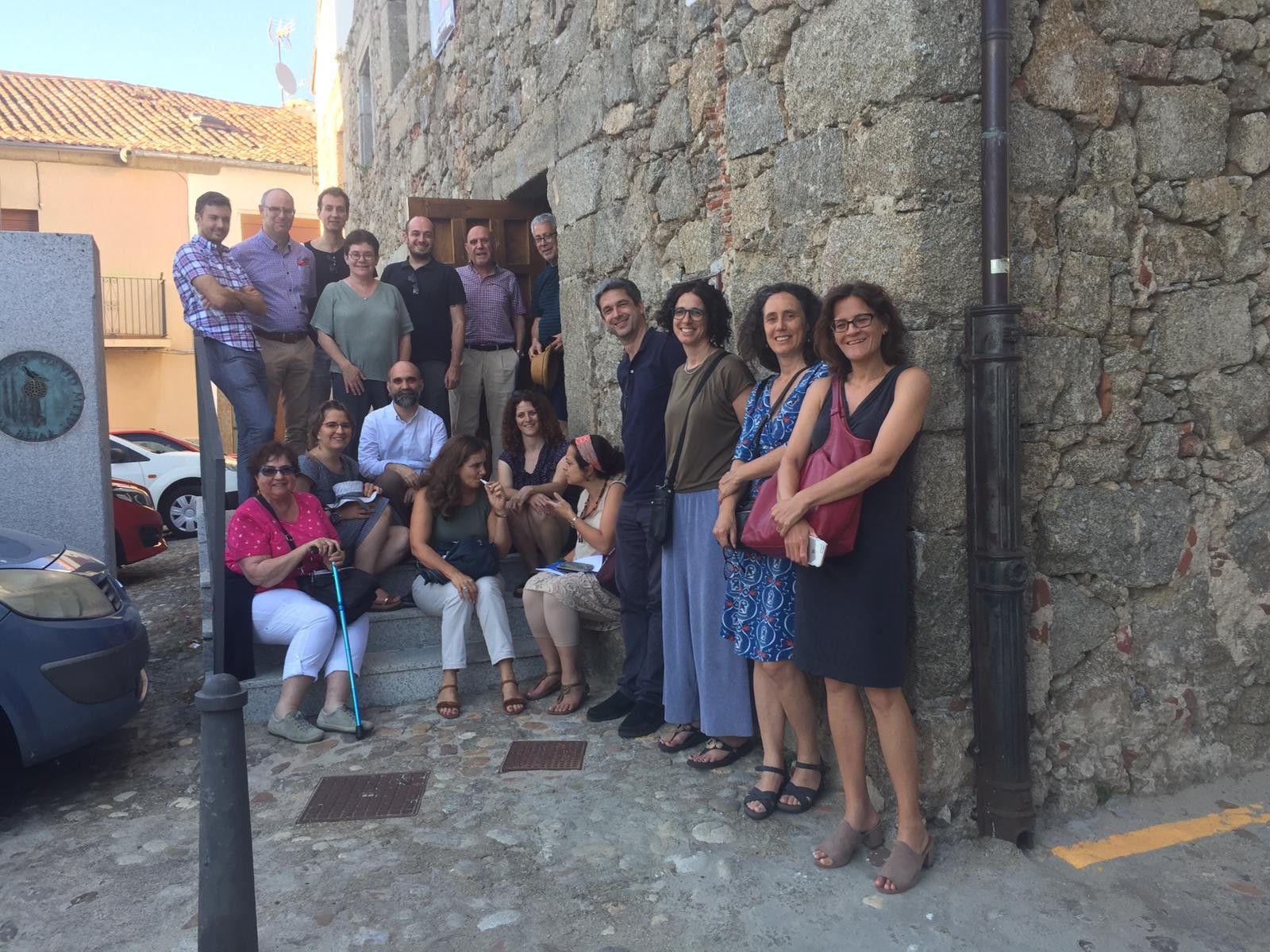 Investigadores en el Museo Judío David Melul