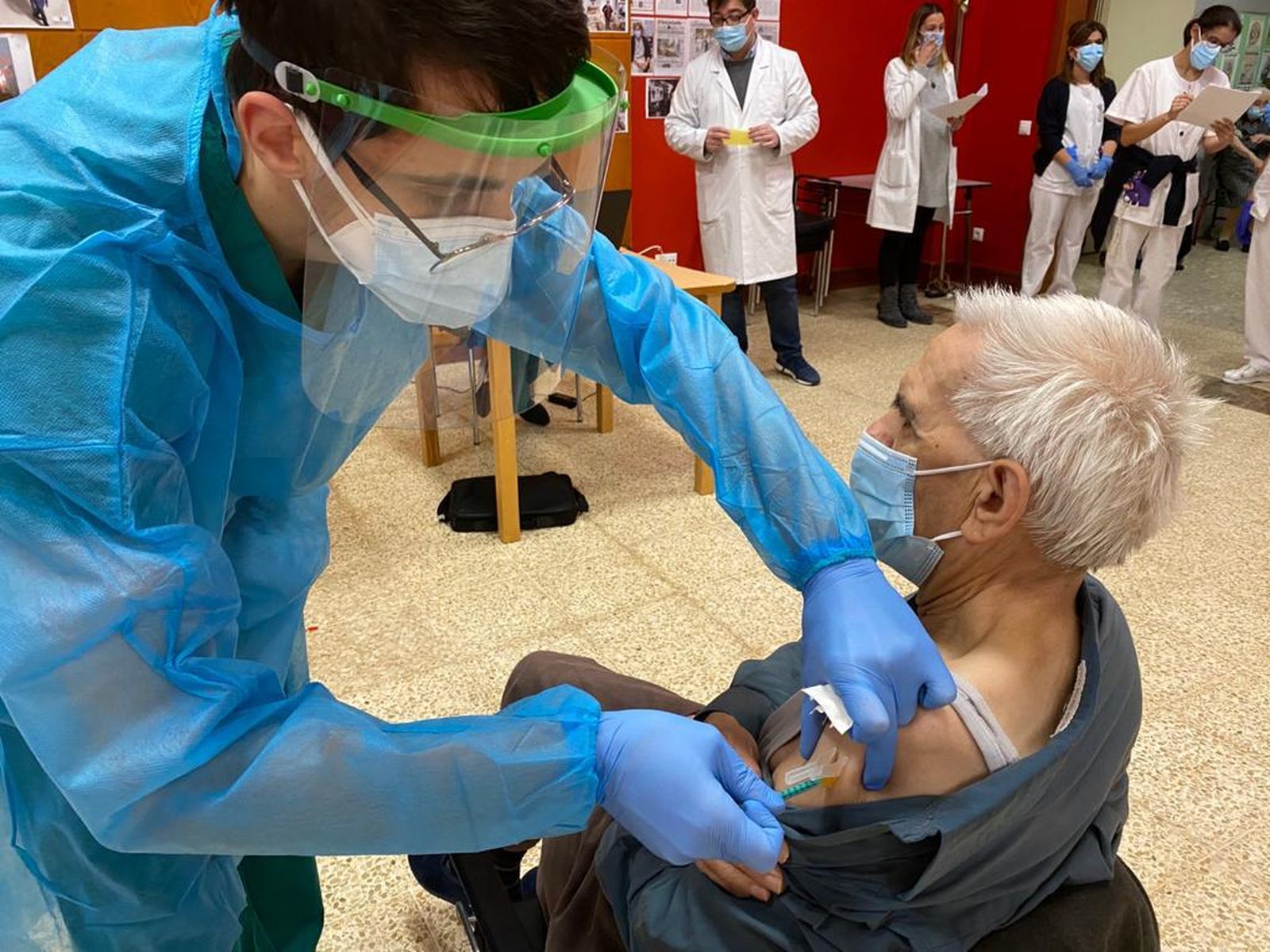 Vacunación en Castilla y León. | FOTO: ICAL