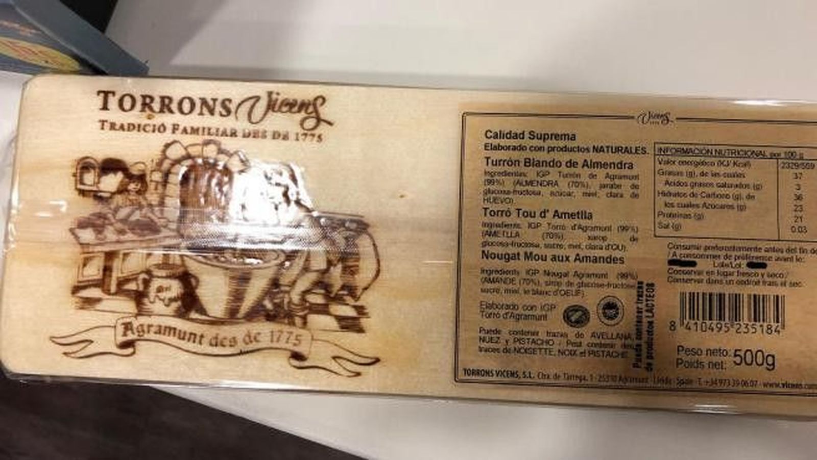 Alerta sanitaria turrón