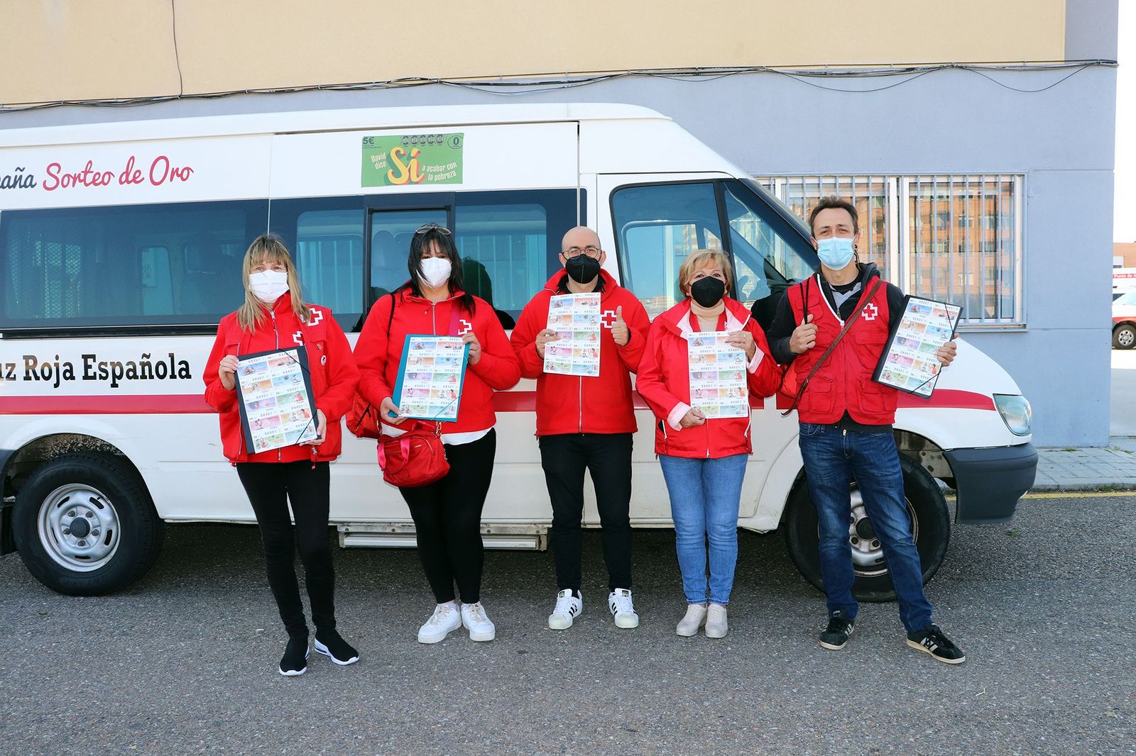Vendedores del sorteo en Zamora