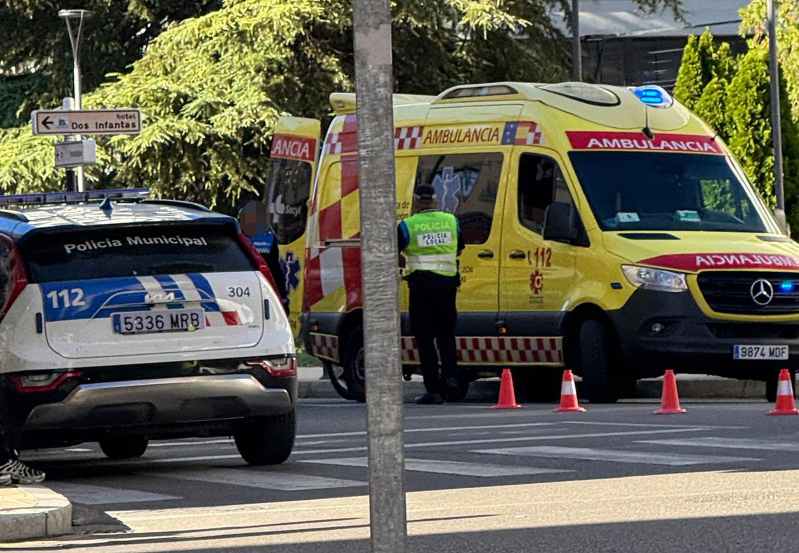 Atropello este martes en la avenida de Portugal