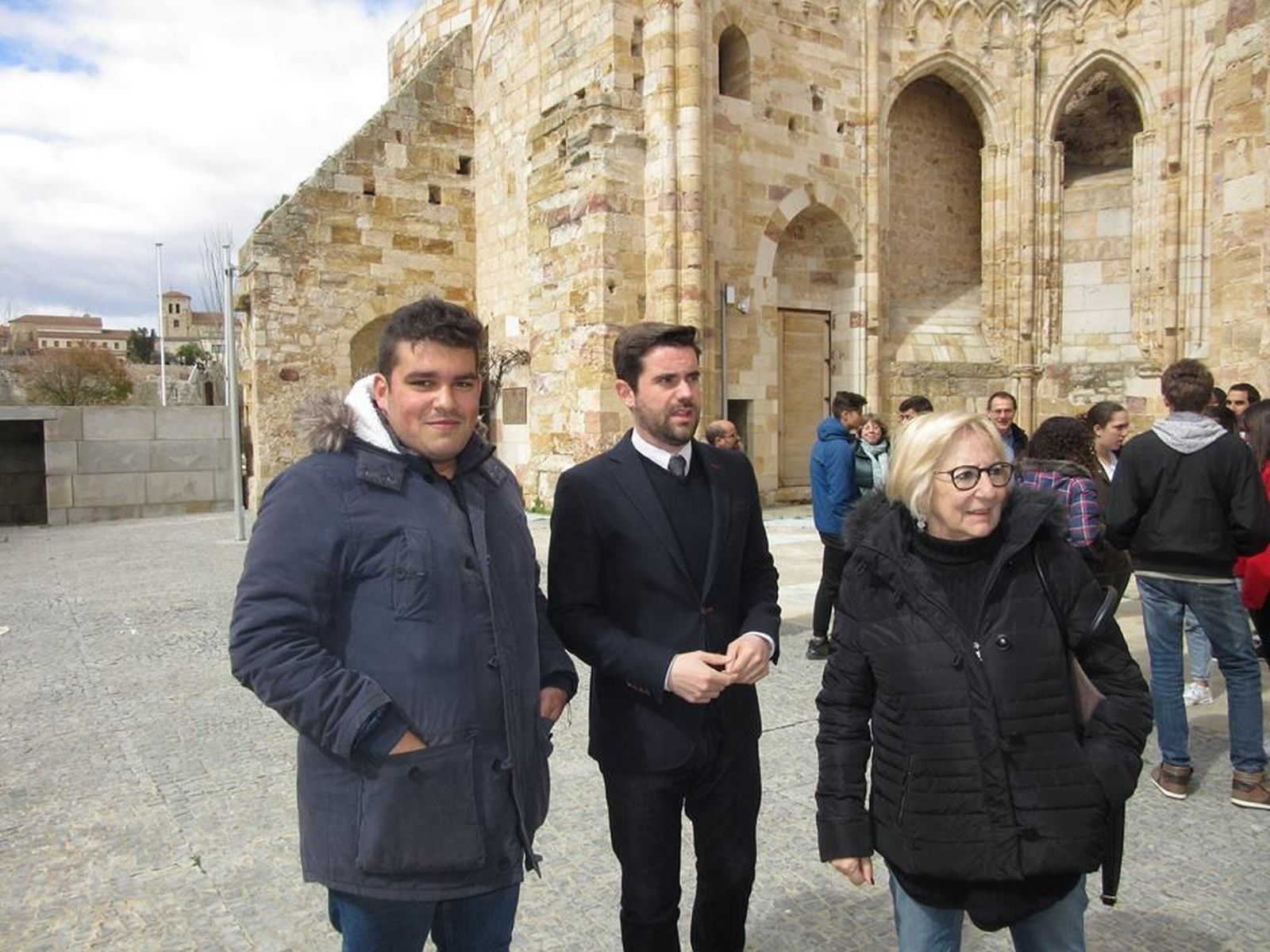PSOE Zamora. Carlos Fernández Herrera, Antidio Fagúndez e Inmaculada García Rioja