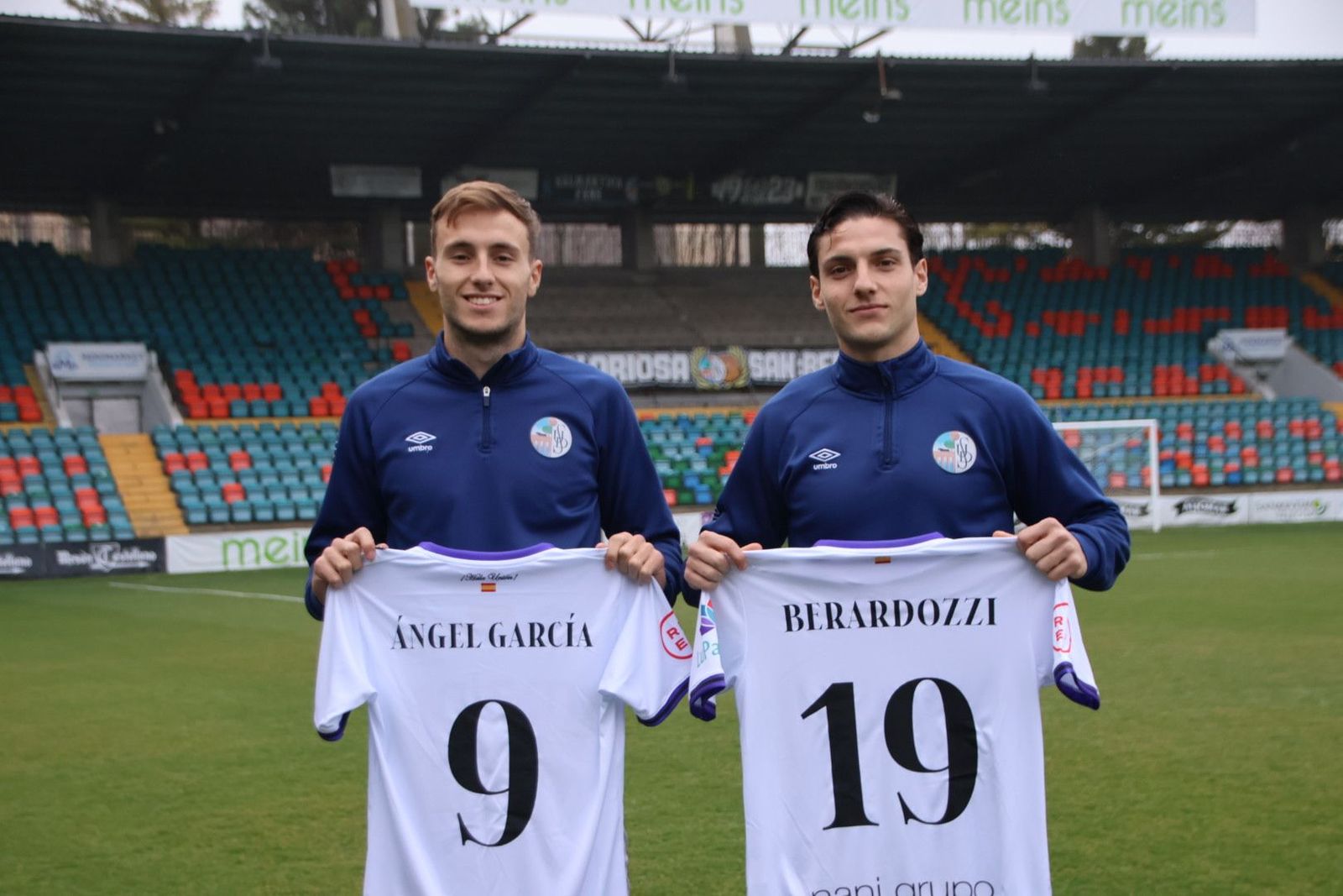 Presentación Ángel García y Tomás Berardozzi en Salmanaca CF UDS Presentación Ángel García y Tomás Berardozzi en Salmanaca CF UDS