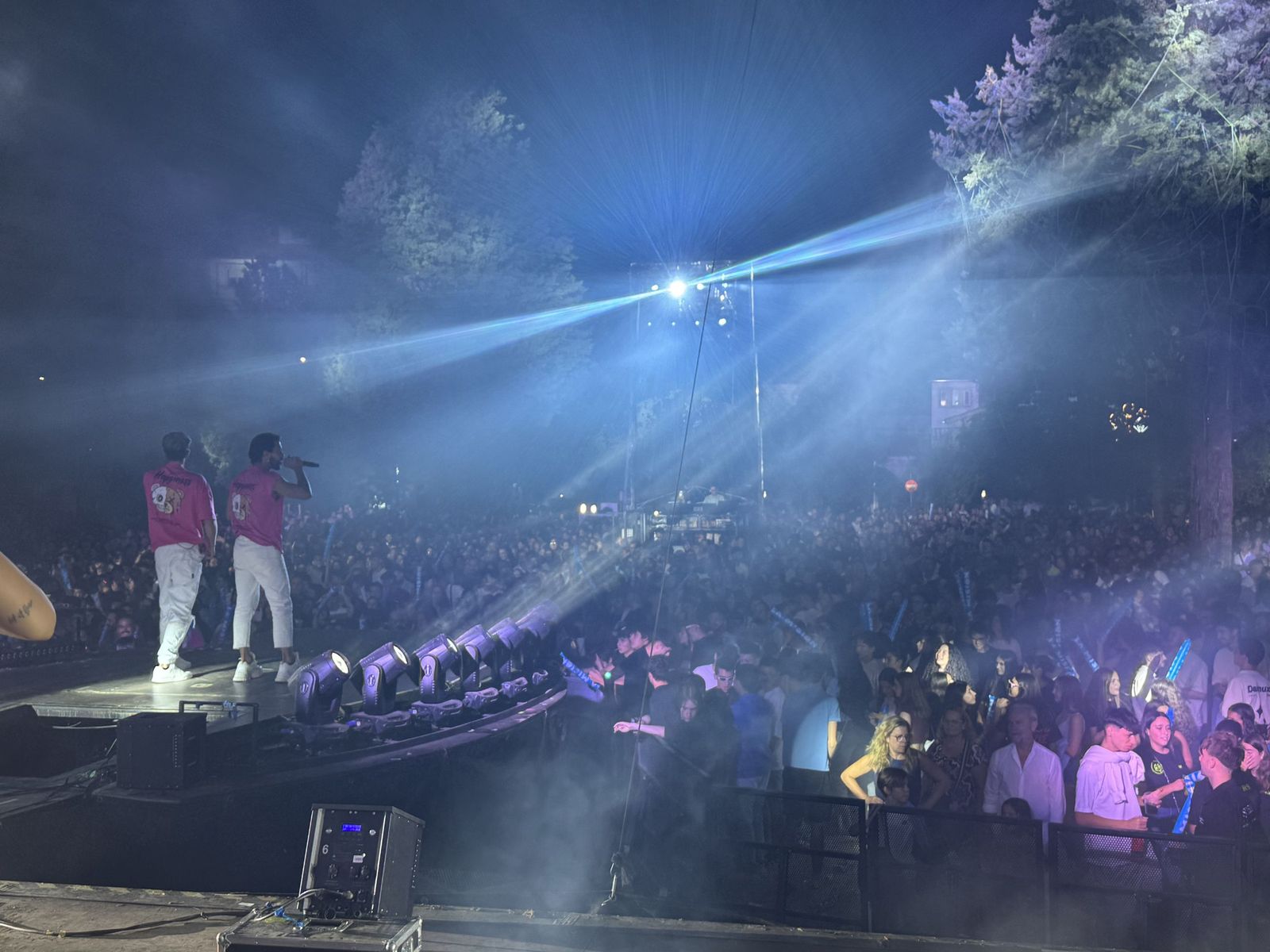 Salamanca de noche, sábado 23 de agosto