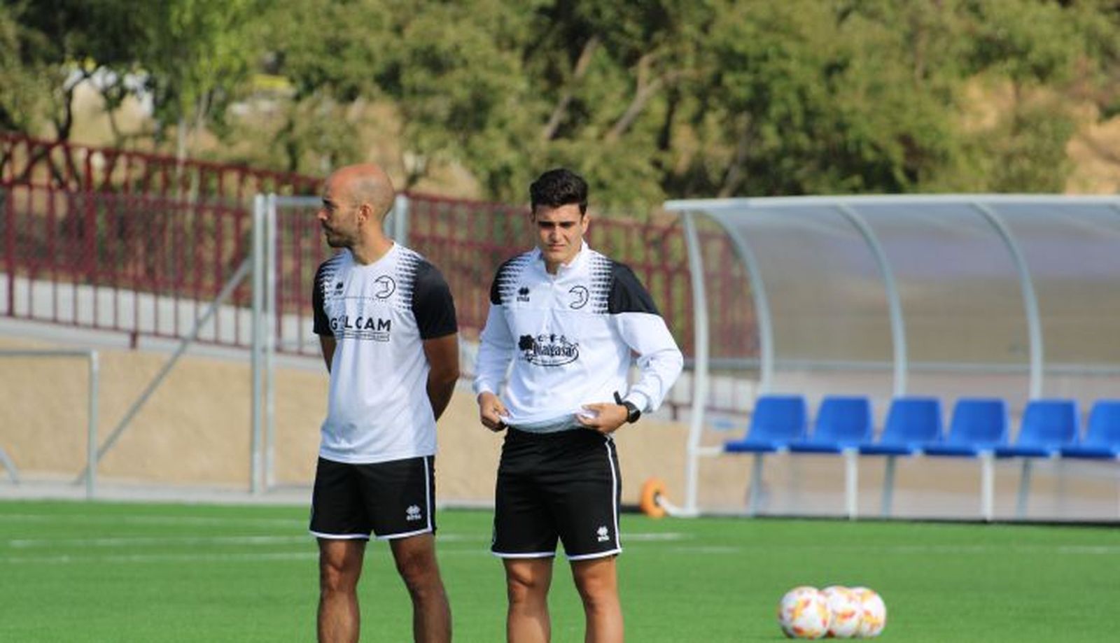 Turi, en un entrenamiento de Unionistas