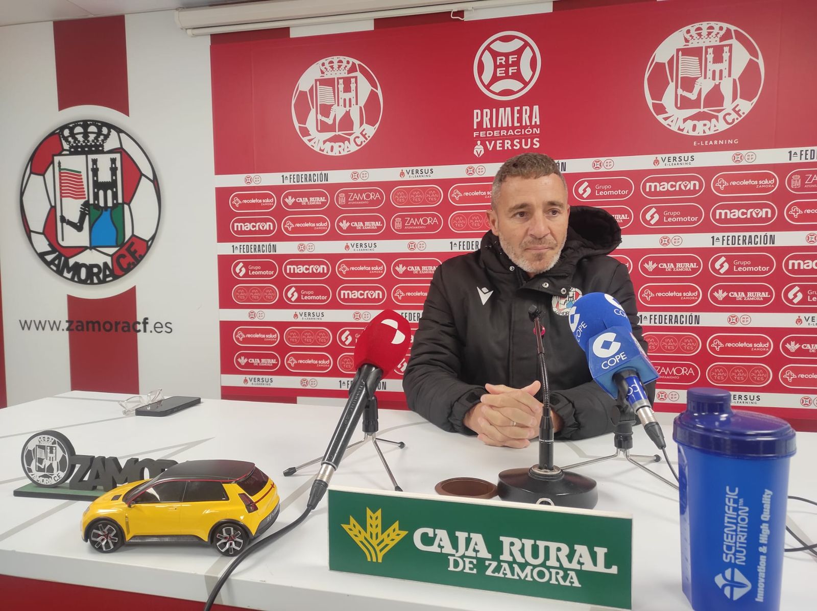 Óscar Cano rueda de prensa previa Racing Ferrol
