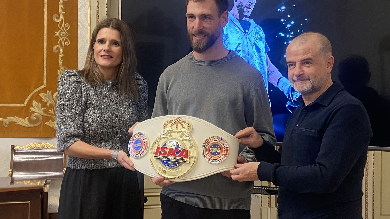 Almudena Parres, Andrés Bernabé y Manuel García Ramiro