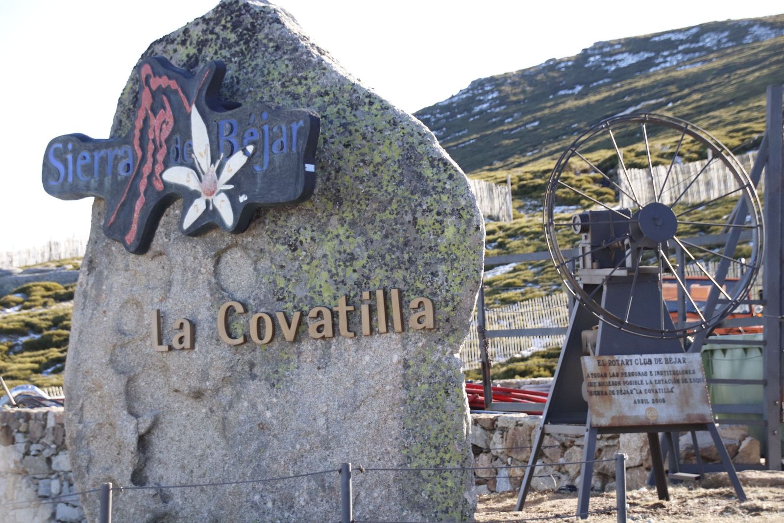 Foto de La Covatilla en invierno