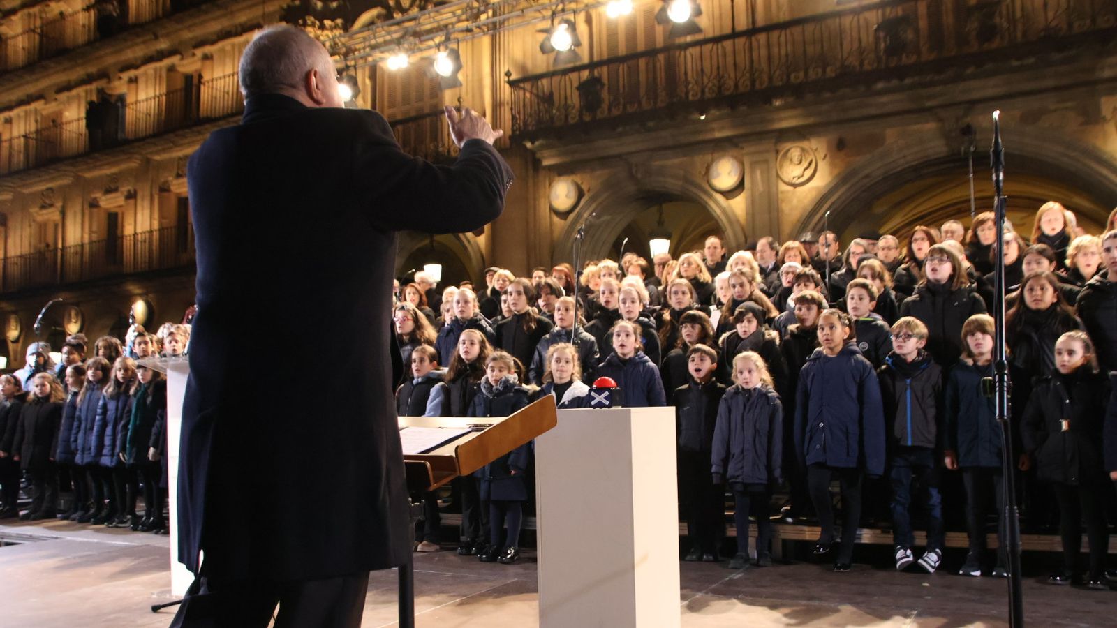 Encendido luces de Navidad en la Plaza Mayor