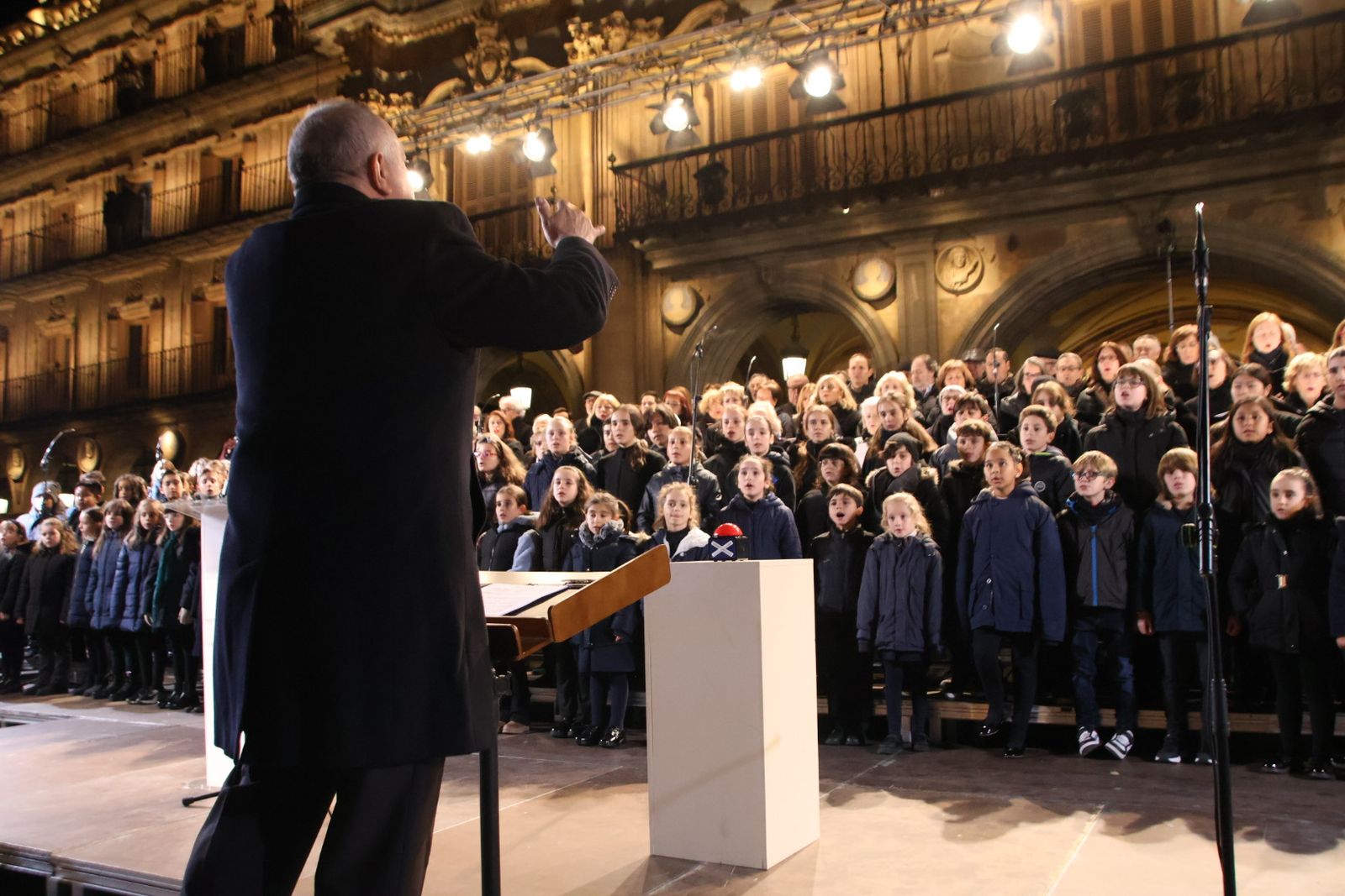 Encendido luces de Navidad en la Plaza Mayor