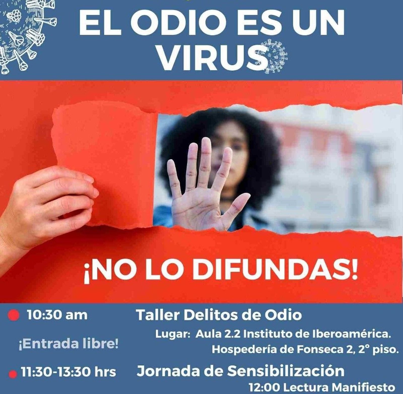 Jornada de sensibilización en conmemoración del “Día Europeo contra los delitos de odio” en el marco del Proyecto Europeo CISDO