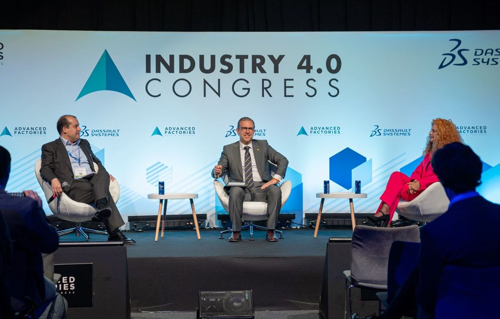 Venganzoones durante su ponencia en el Congreso 'Advanced Factories'.