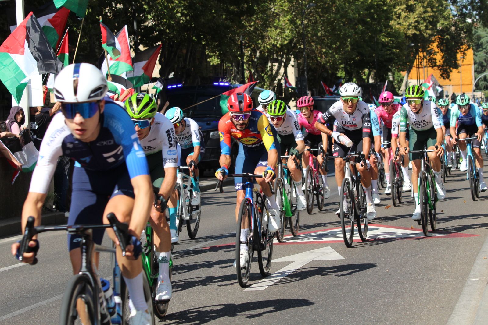 Vuelta ciclista a su paso por Salamanca