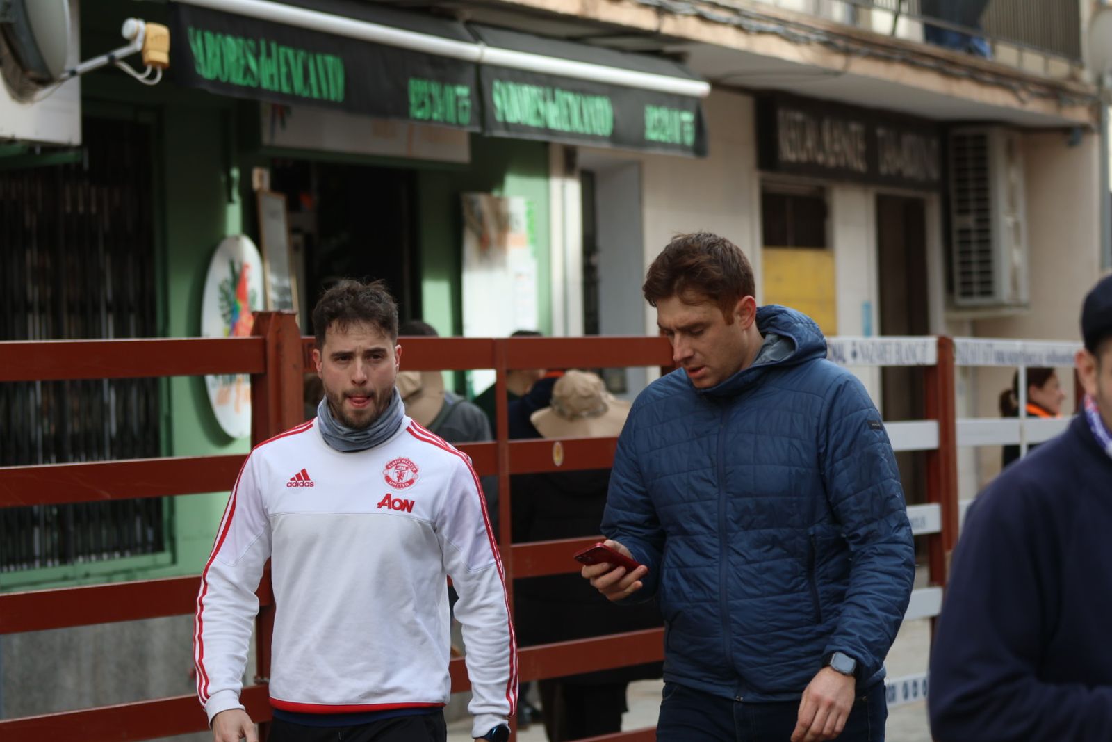 Ambiente del Encierro tradicional del lunes 17 de febrero