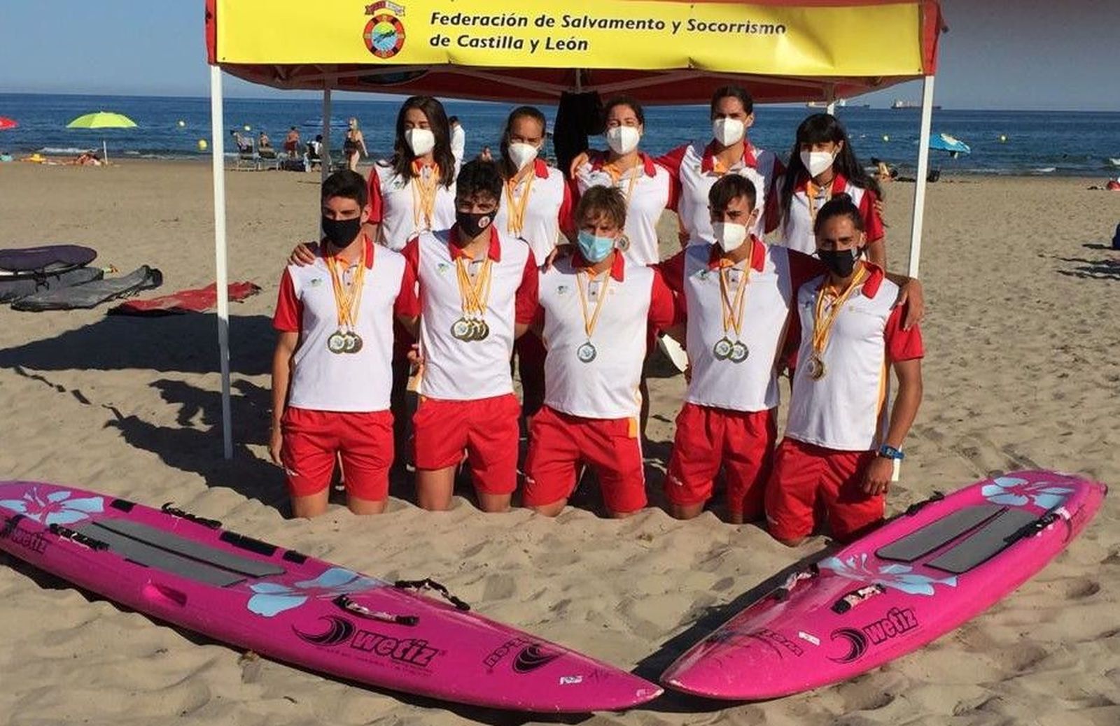 2020 09 14 Medallistas de CyL en el Cto España por CCAA